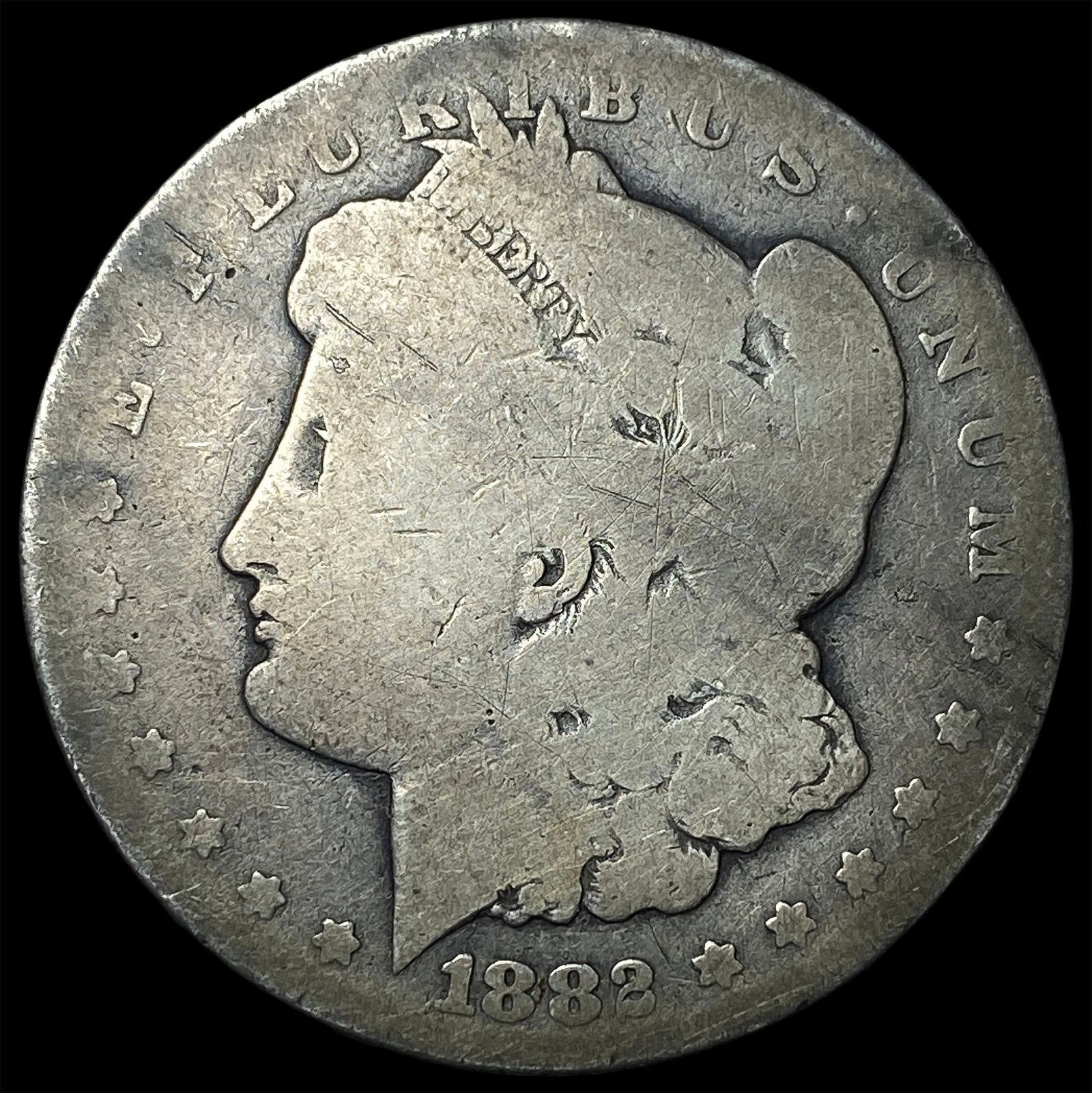 1882-CC Silver Morgan Dollar NICELY CIRCULATED: 1882-CC Silver Morgan Dollar NICELY CIRCULATED