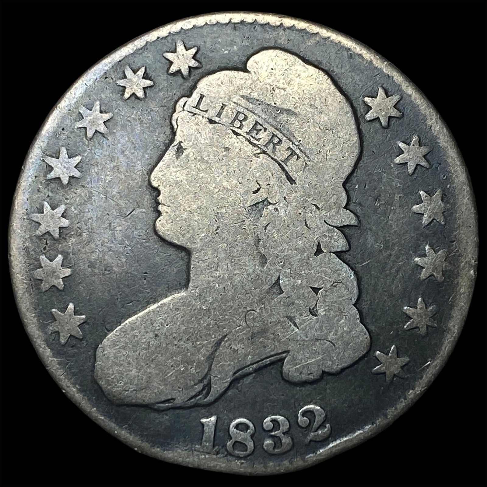 1832 Capped Bust Half Dollar NICELY CIRCULATED (1 of 2)
