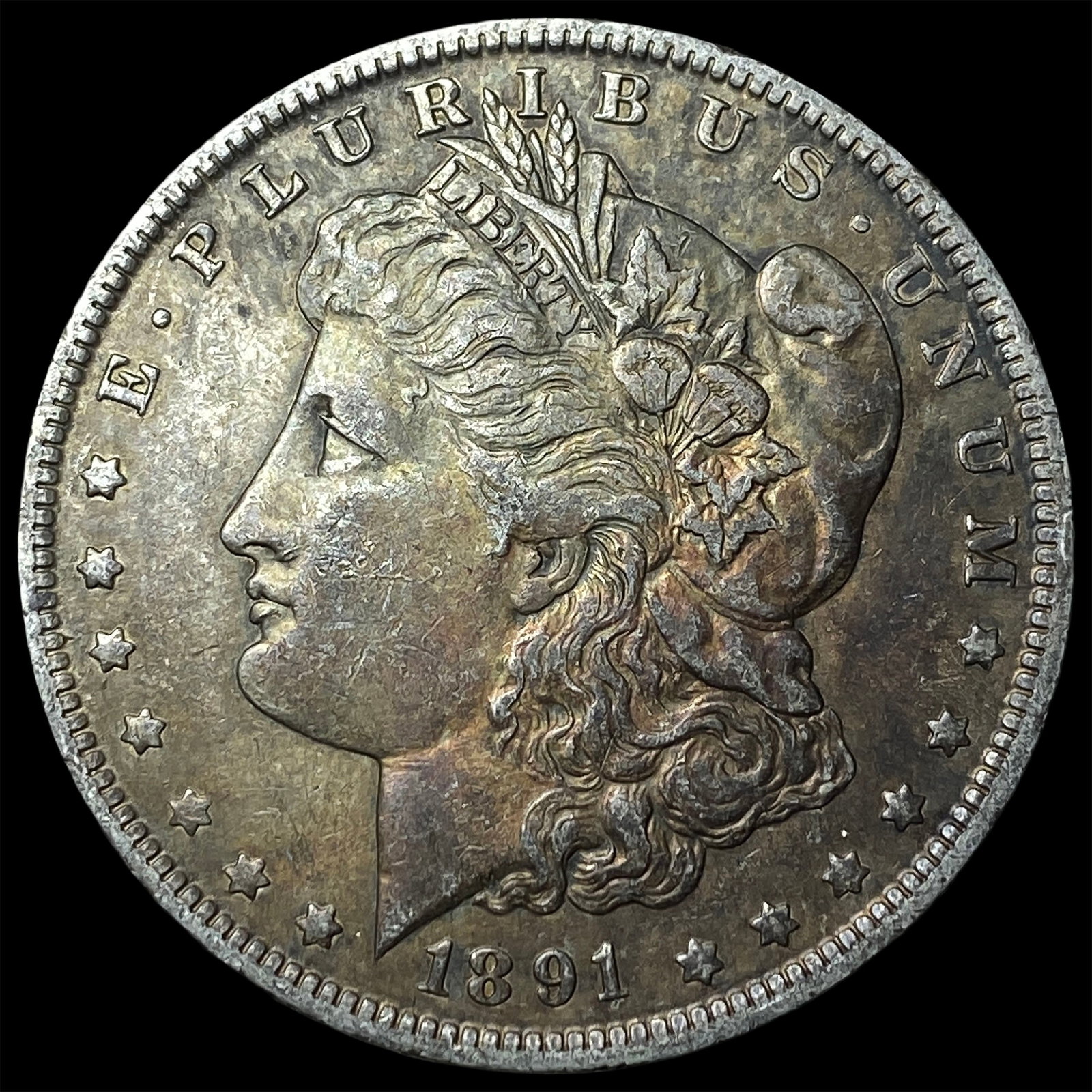 1891-O Silver Morgan Dollar NEARLY UNCIRCULATED: 1891-O Silver Morgan Dollar NEARLY UNCIRCULATED