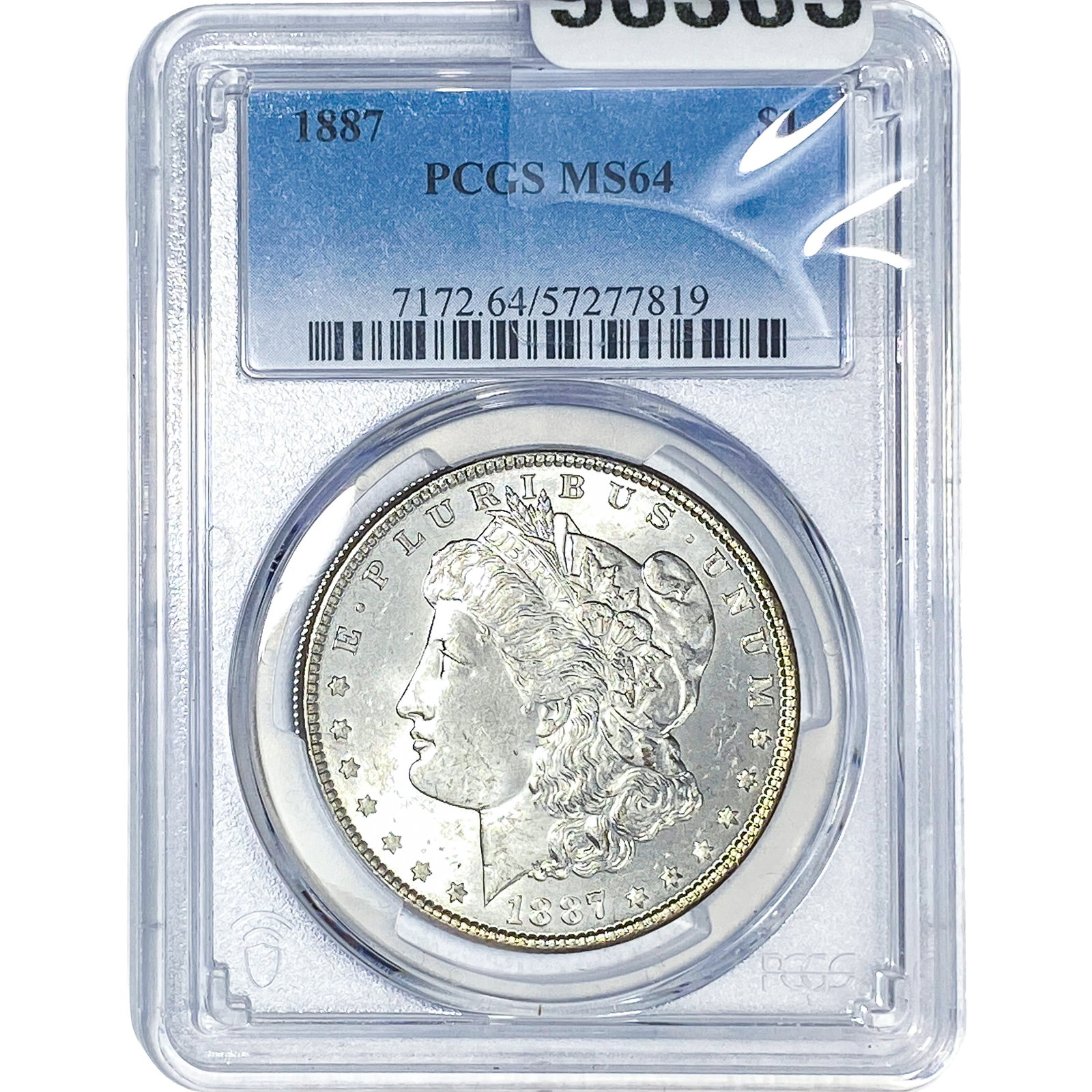 1887 Morgan Silver Dollar PCGS MS64: 1887 Morgan Silver Dollar PCGS MS64