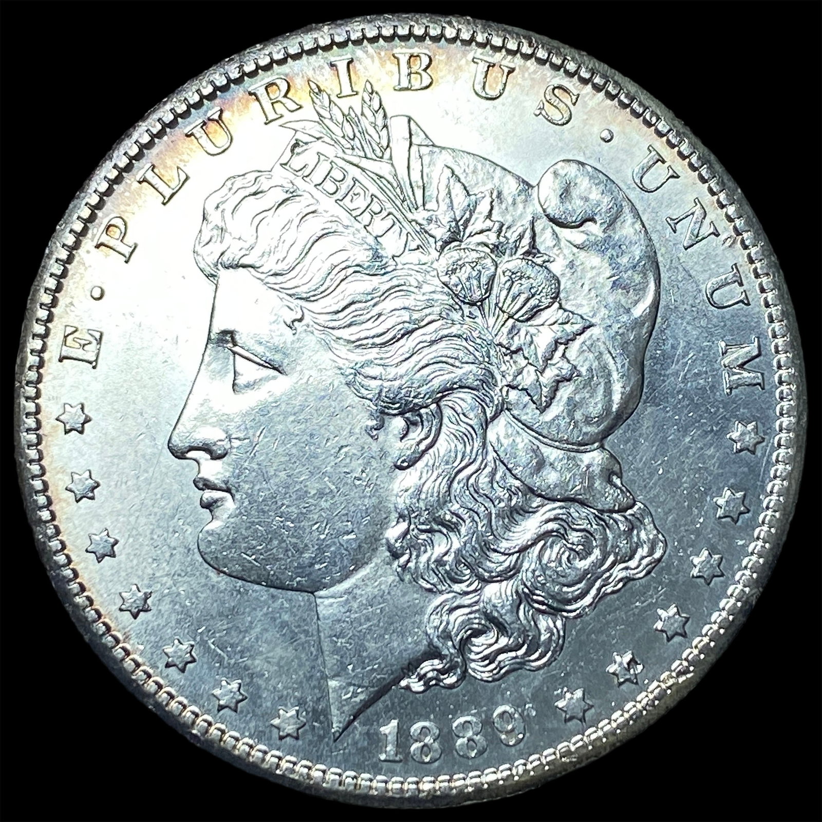 1889-S Silver Morgan Dollar CHOICE BU (1 of 2)