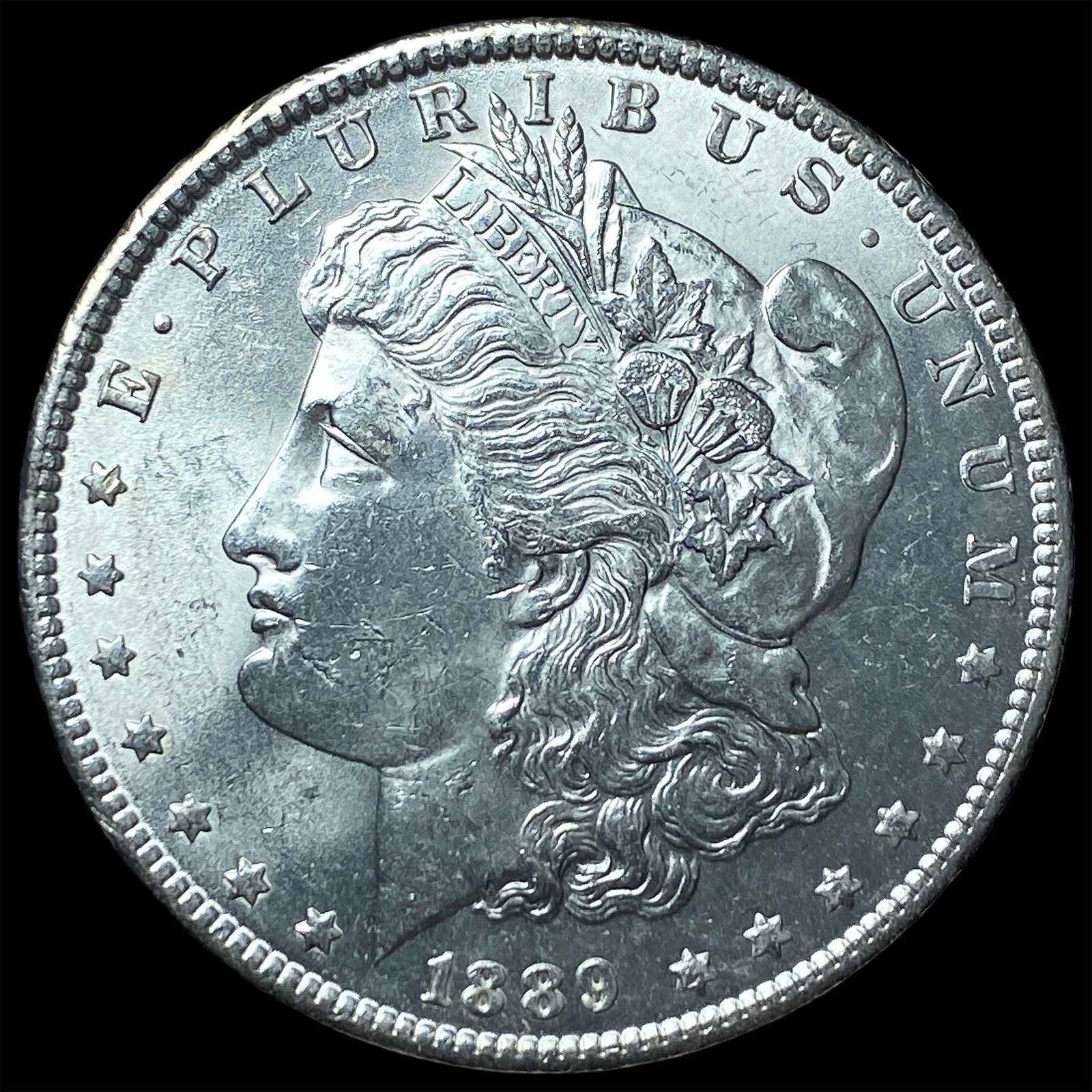 1889 Morgan Silver Dollar UNCIRCULATED: 1889 Morgan Silver Dollar UNCIRCULATED