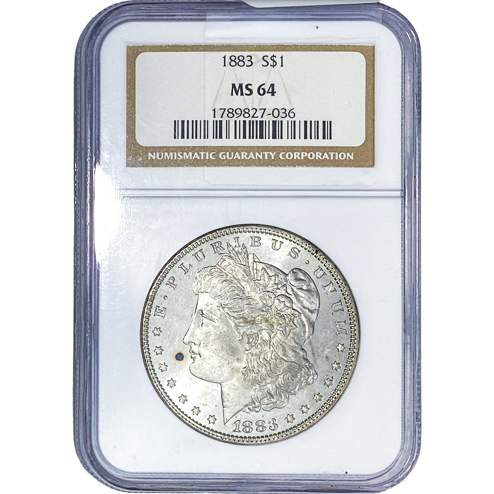 1883 Morgan Silver Dollar PCGS MS64: 1883 Morgan Silver Dollar PCGS MS64