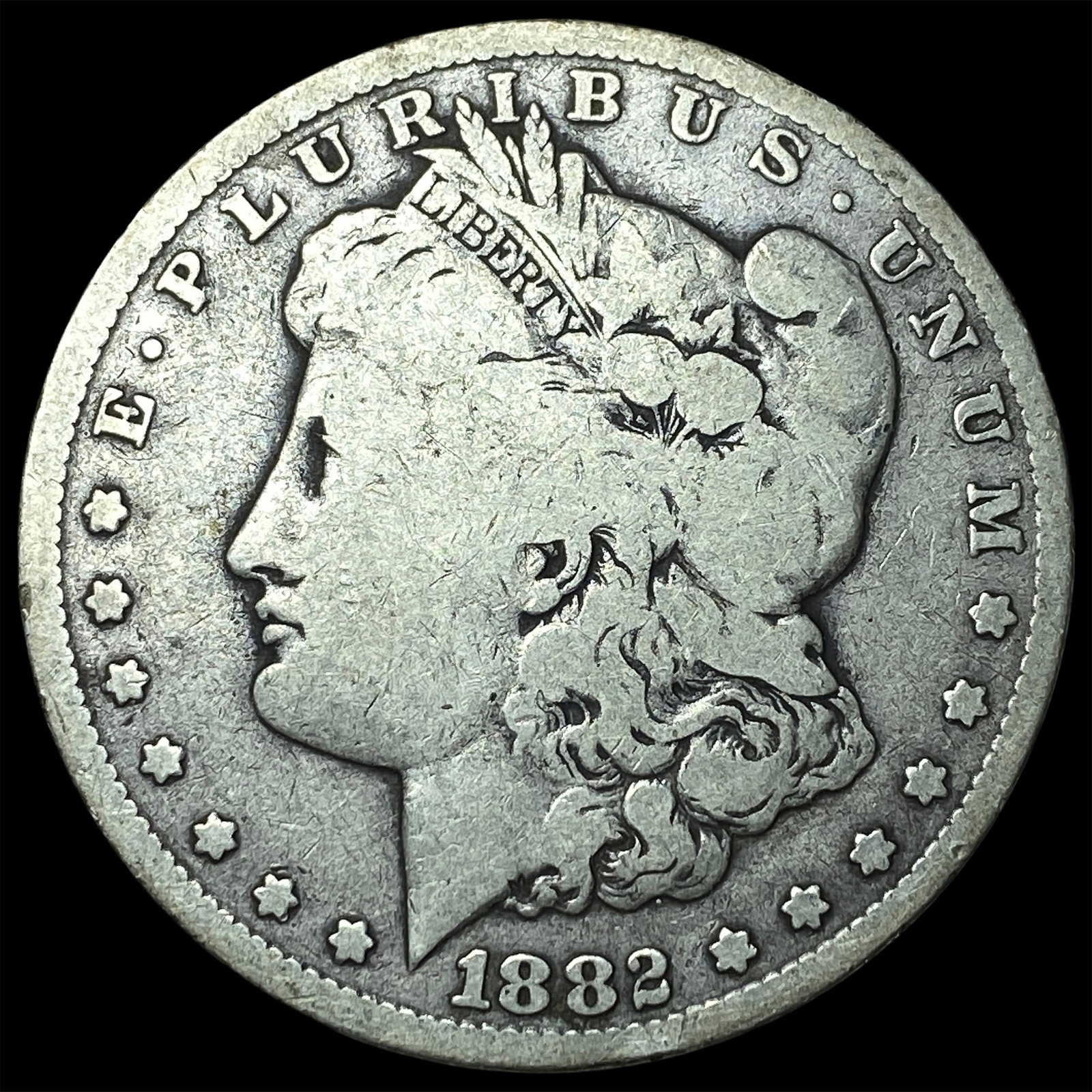 1882-CC Silver Morgan Dollar NICELY CIRCULATED: 1882-CC Silver Morgan Dollar NICELY CIRCULATED