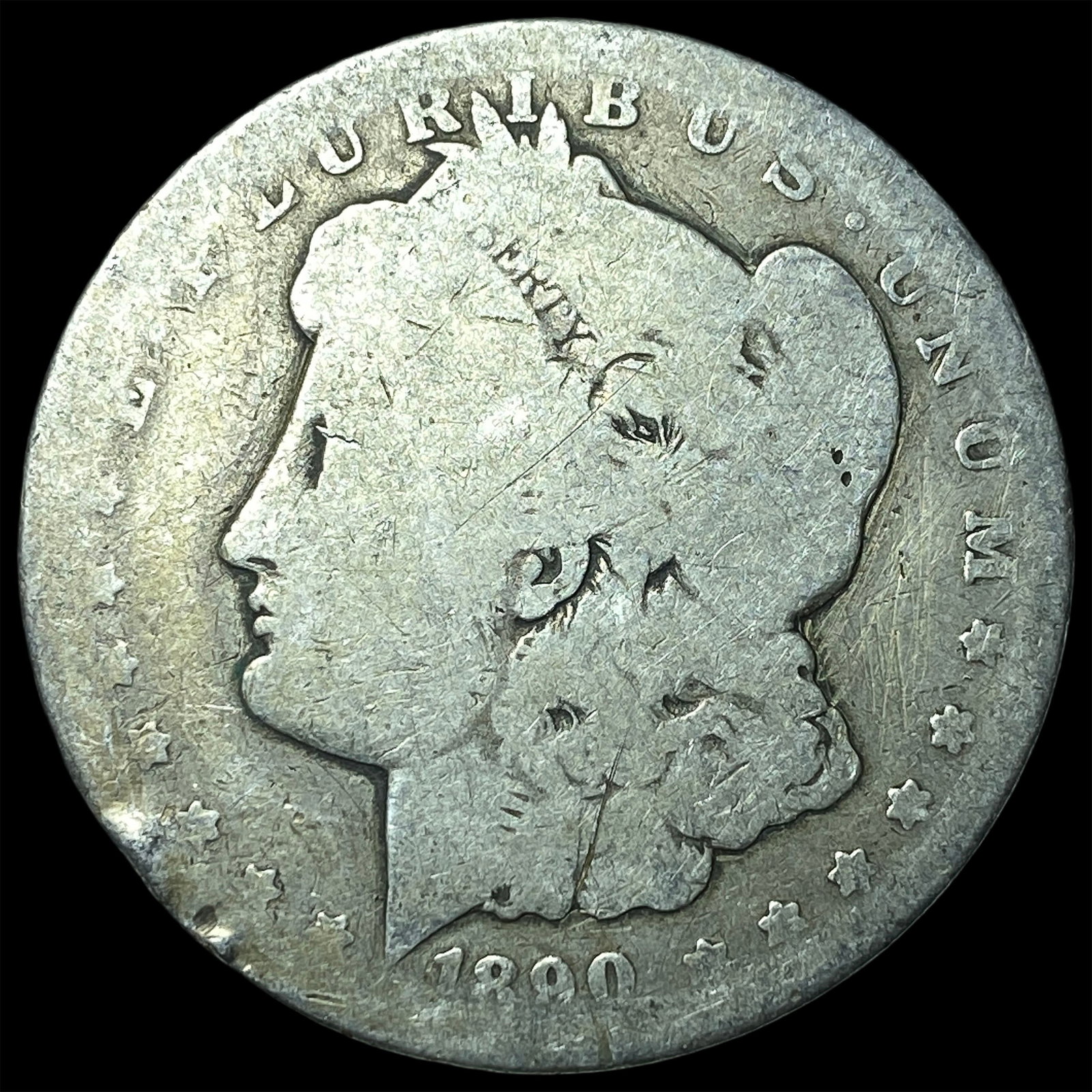 1890-CC Silver Morgan Dollar NICELY CIRCULATED: 1890-CC Silver Morgan Dollar NICELY CIRCULATED