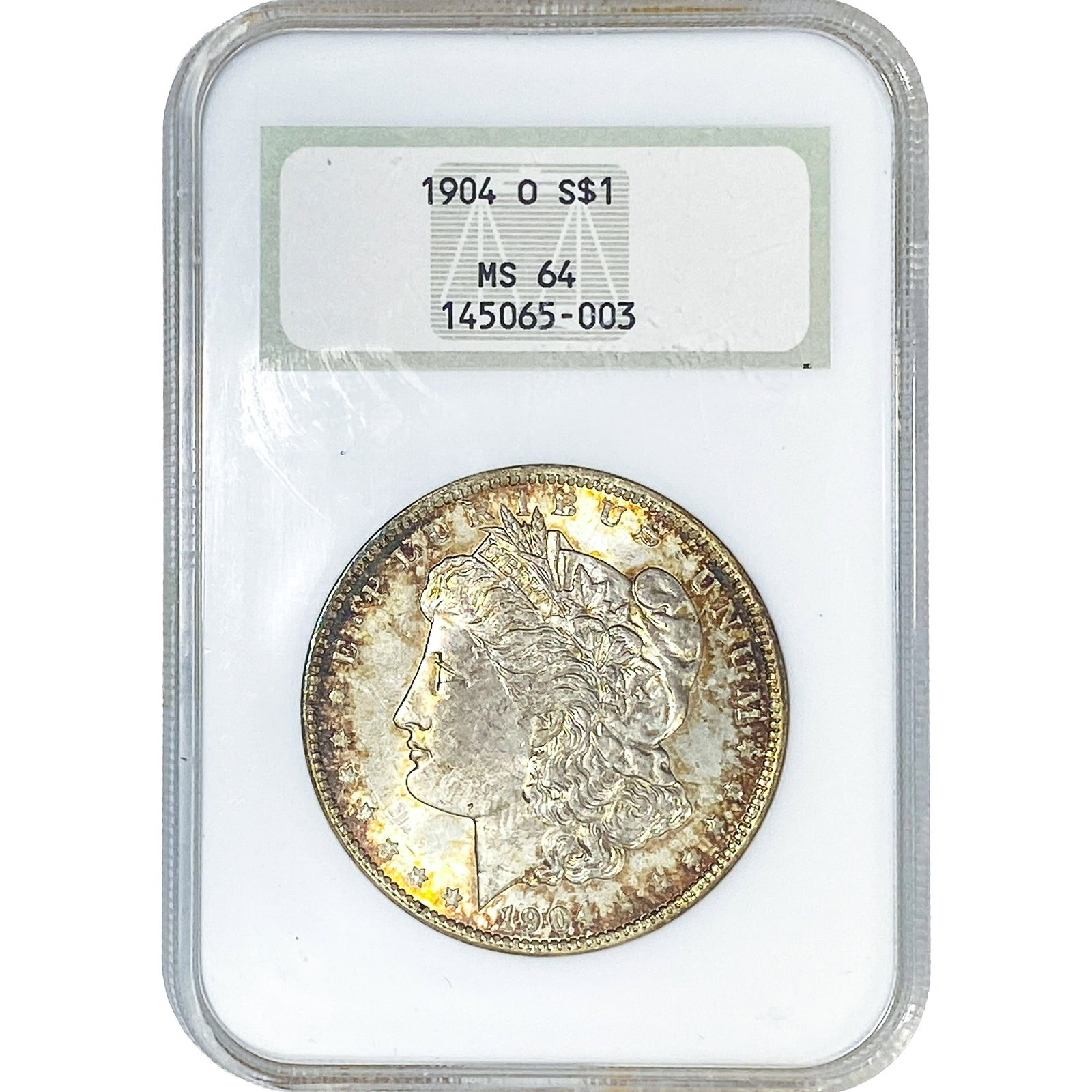 1904-O Morgan Silver Dollar NGC MS64: 1904-O Morgan Silver Dollar NGC MS64