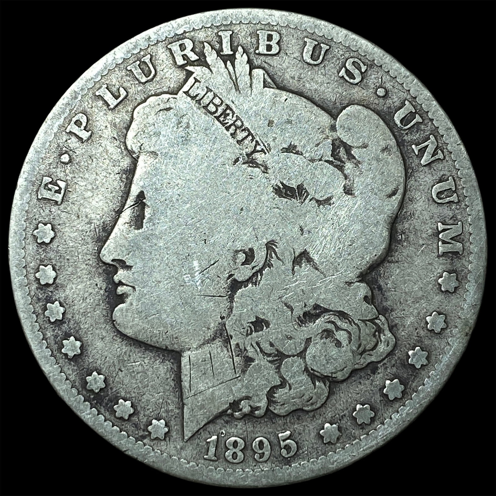 1895-S Morgan Silver Dollar NICELY CIRCULATED: 1895-S Morgan Silver Dollar NICELY CIRCULATED