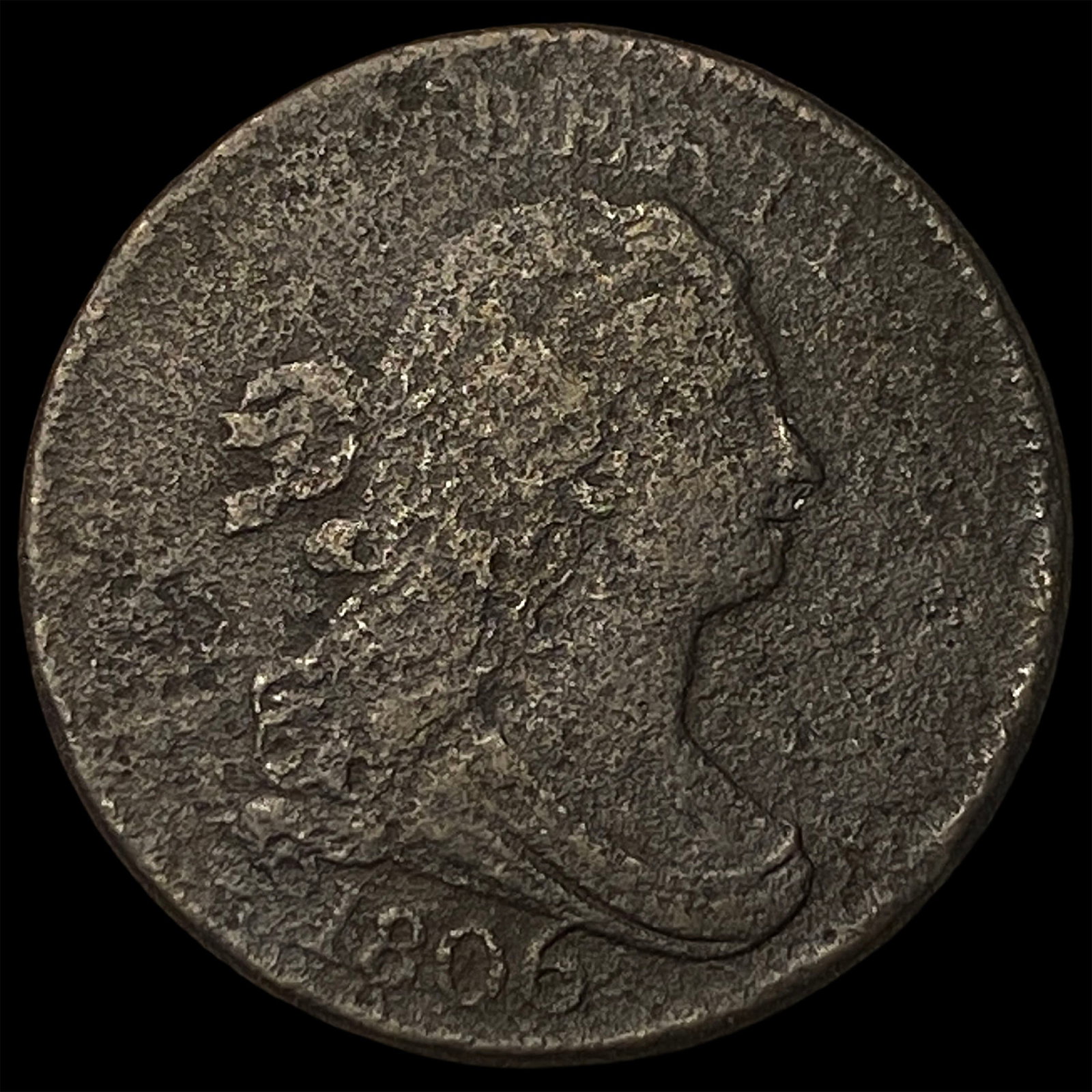 1805 Draped Bust Half Cent LIGHTLY CIRCULATED: 1805 Draped Bust Half Cent LIGHTLY CIRCULATED