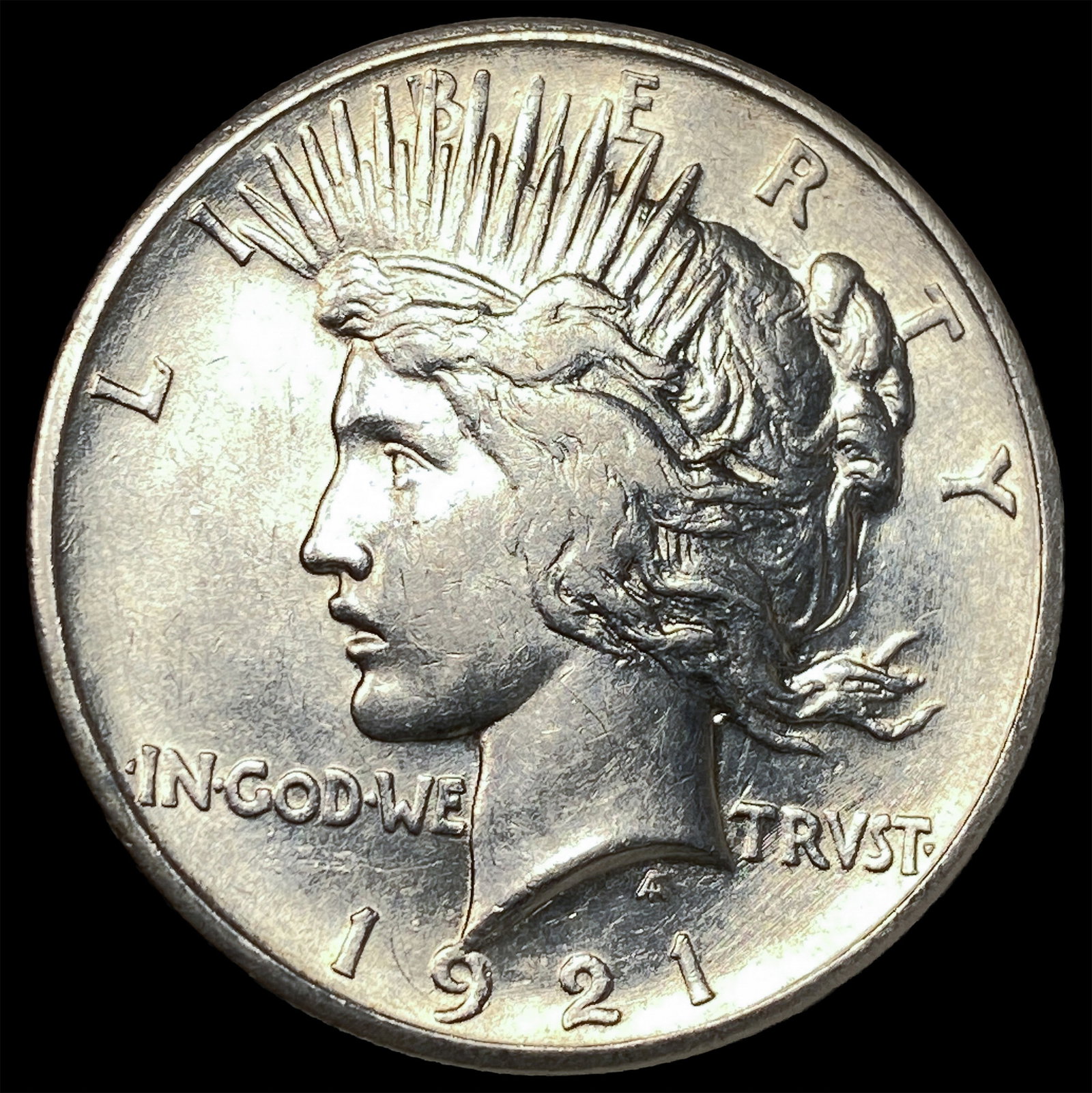 1921 Silver Peace Dollar CLOSELY UNCIRCULATED: 1921 Silver Peace Dollar CLOSELY UNCIRCULATED