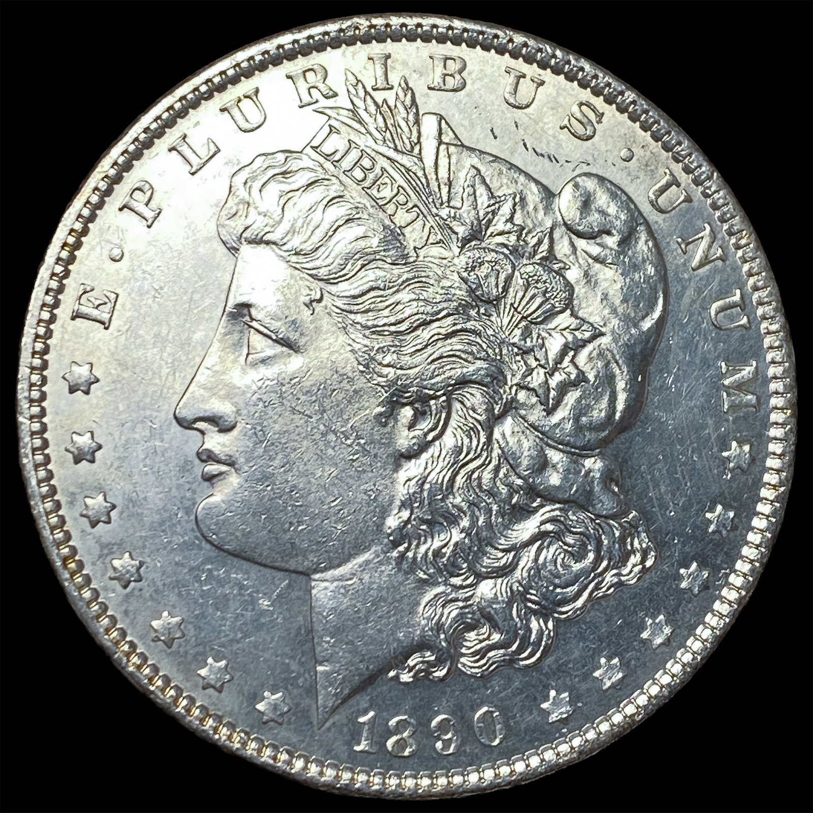 1890 Silver Morgan Dollar UNCIRCULATED: 1890 Silver Morgan Dollar UNCIRCULATED