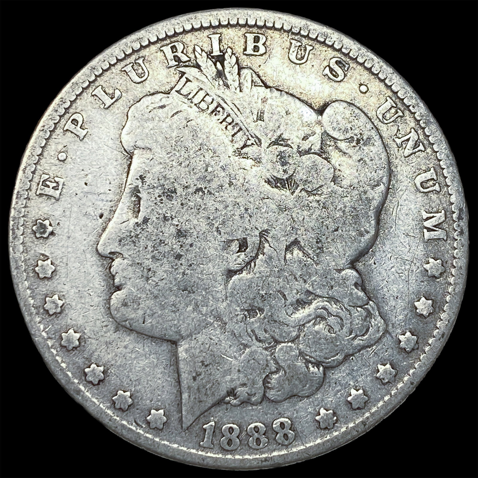 1888-O Silver Morgan Dollar NICELY CIRCULATED (1 of 2)