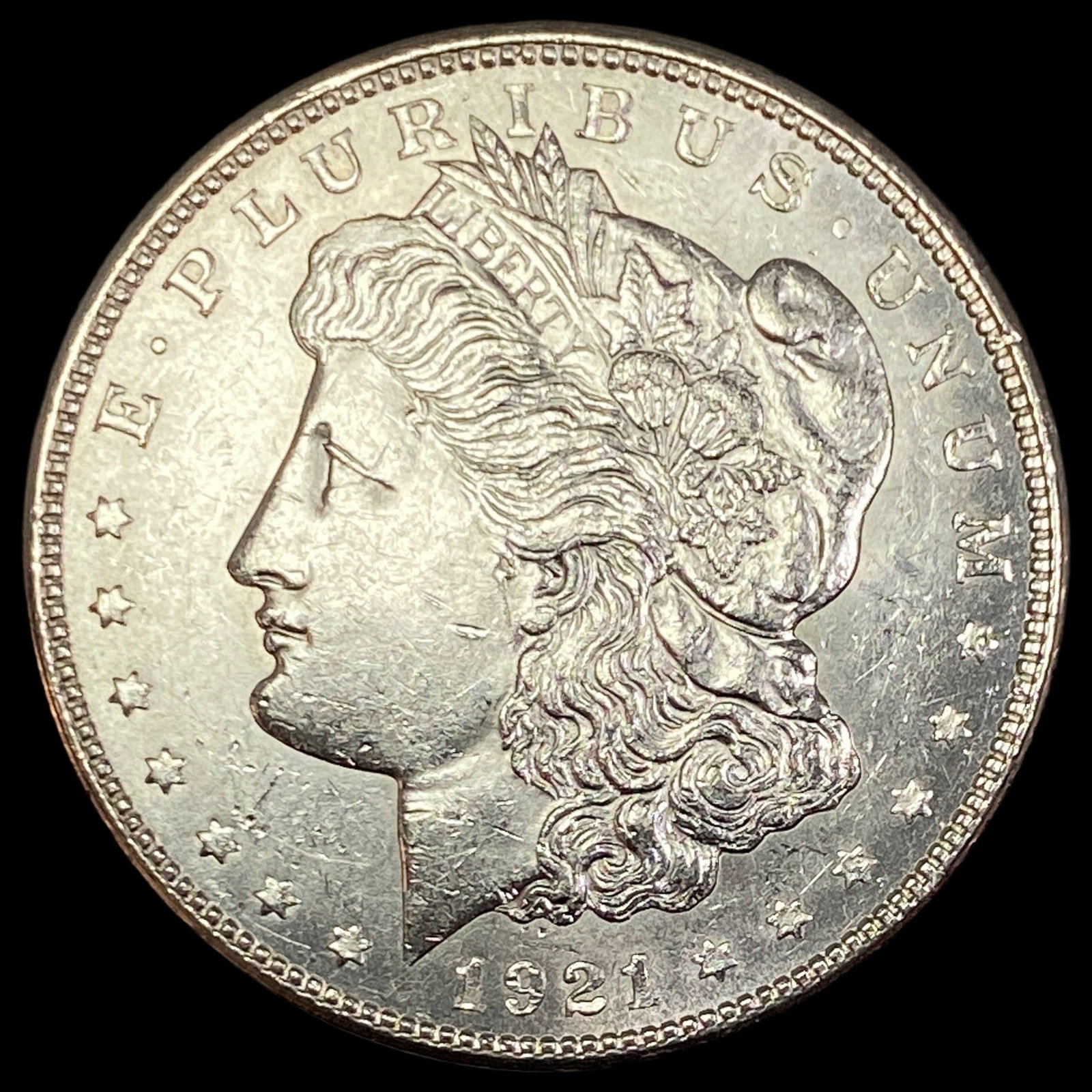 1921-D Morgan Silver Dollar UNCIRCULATED: 1921-D Morgan Silver Dollar UNCIRCULATED