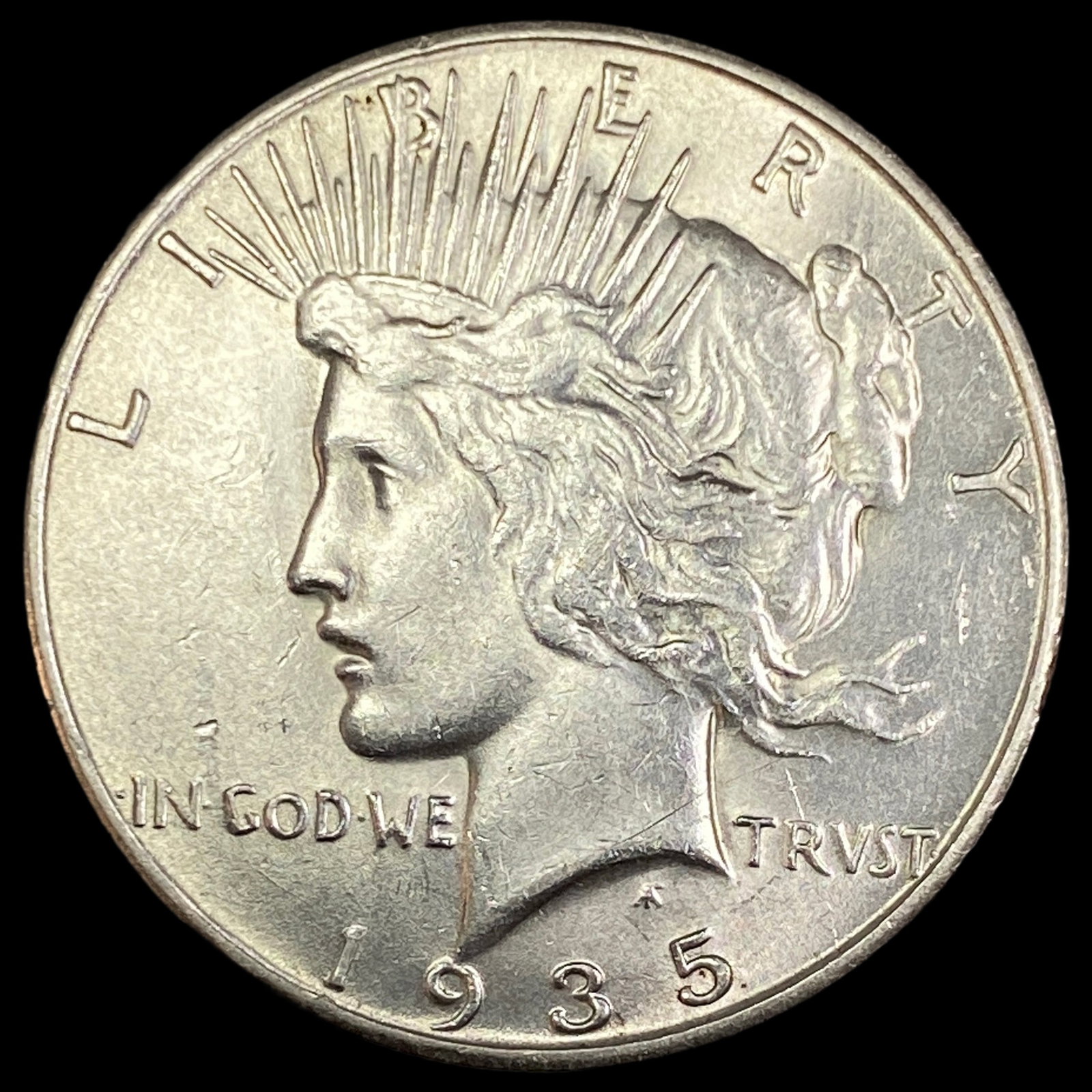 1935-S Silver Peace Dollar UNCIRCULATED: 1935-S Silver Peace Dollar UNCIRCULATED