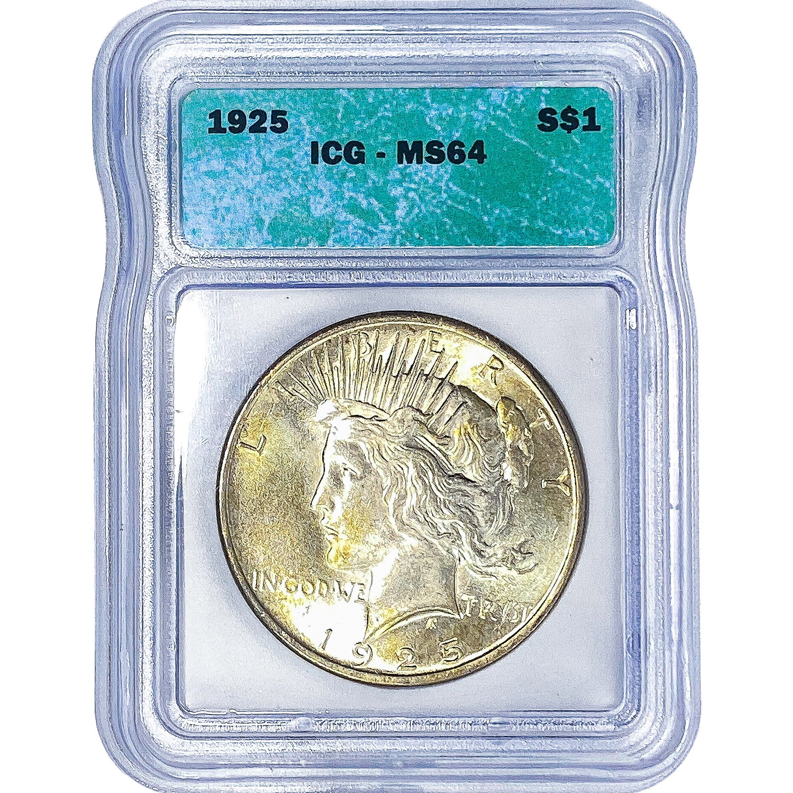 1925 Silver Peace Dollar ICG MS64 (1 of 2)