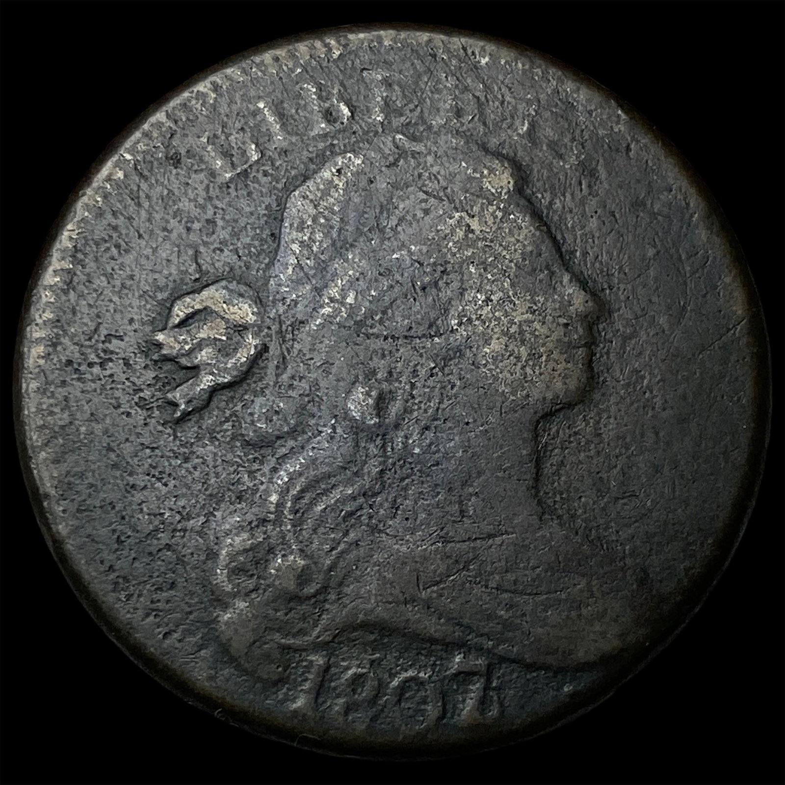 1807/6 Draped Bust Large Cent LIGHTLY CIRCULATED: 1807/6 Draped Bust Large Cent LIGHTLY CIRCULATED