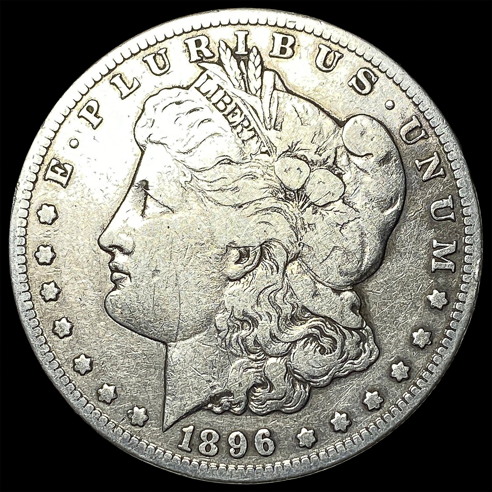 1896-S Silver Morgan Dollar LIGHTLY CIRCULATED: 1896-S Silver Morgan Dollar LIGHTLY CIRCULATED