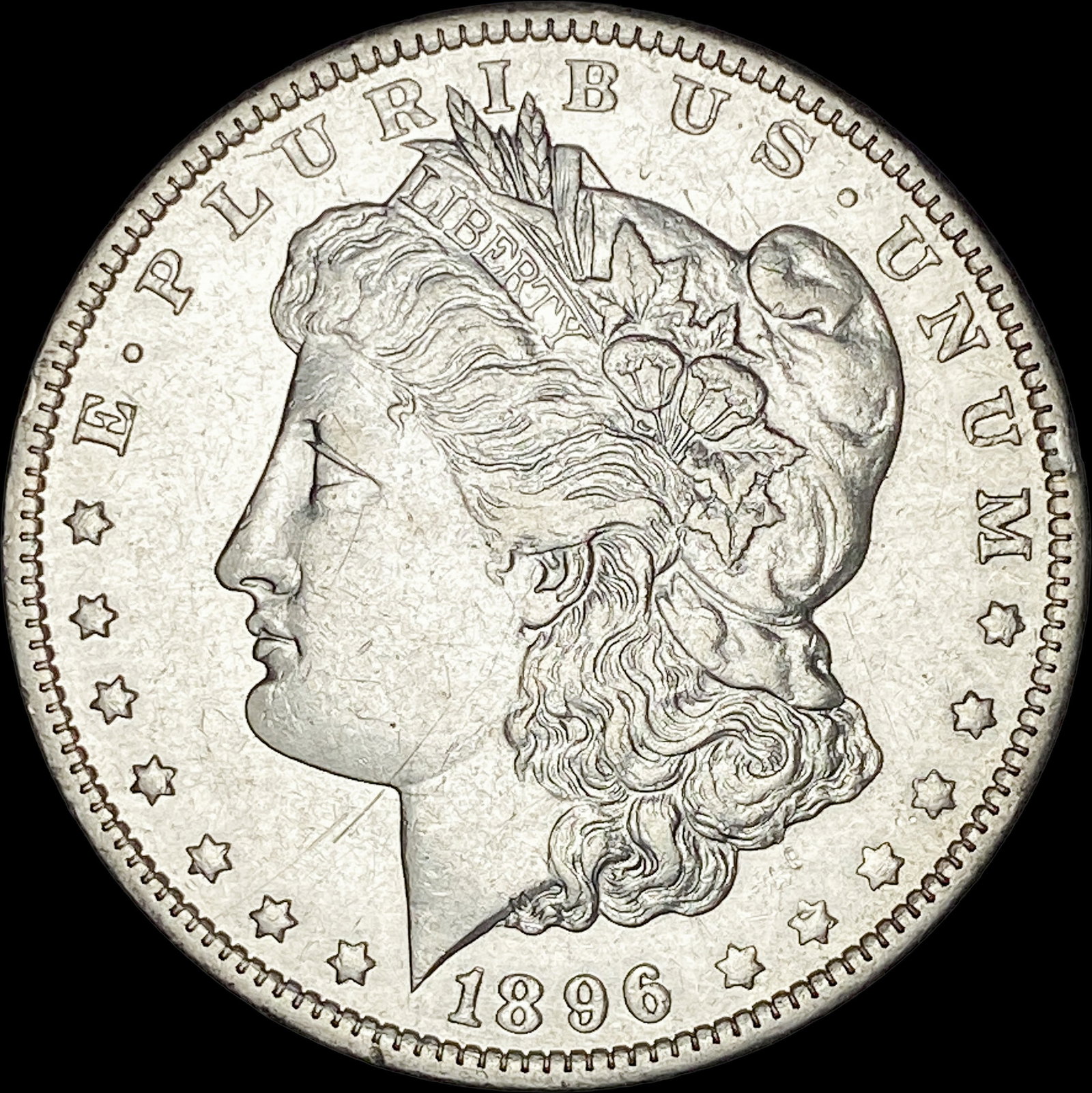 1896-O Silver Morgan Dollar CLOSELY UNCIRCULATED: 1896-O Silver Morgan Dollar CLOSELY UNCIRCULATED
