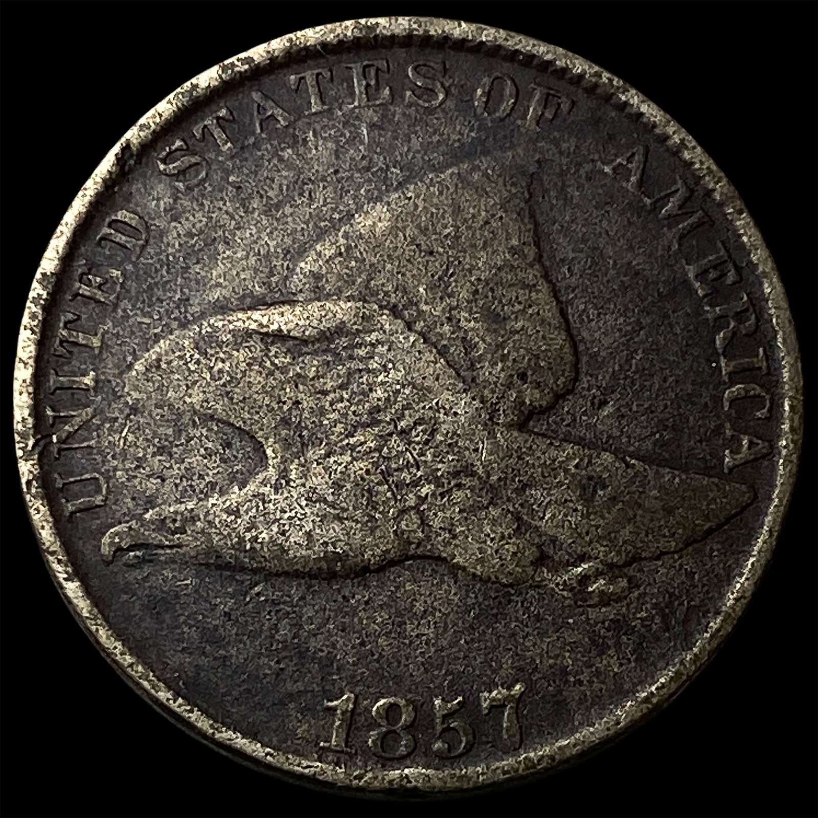 1857 Copper-Nickel Flying Eagle Cent HIGH GRADE: 1857 Copper-Nickel Flying Eagle Cent HIGH GRADE