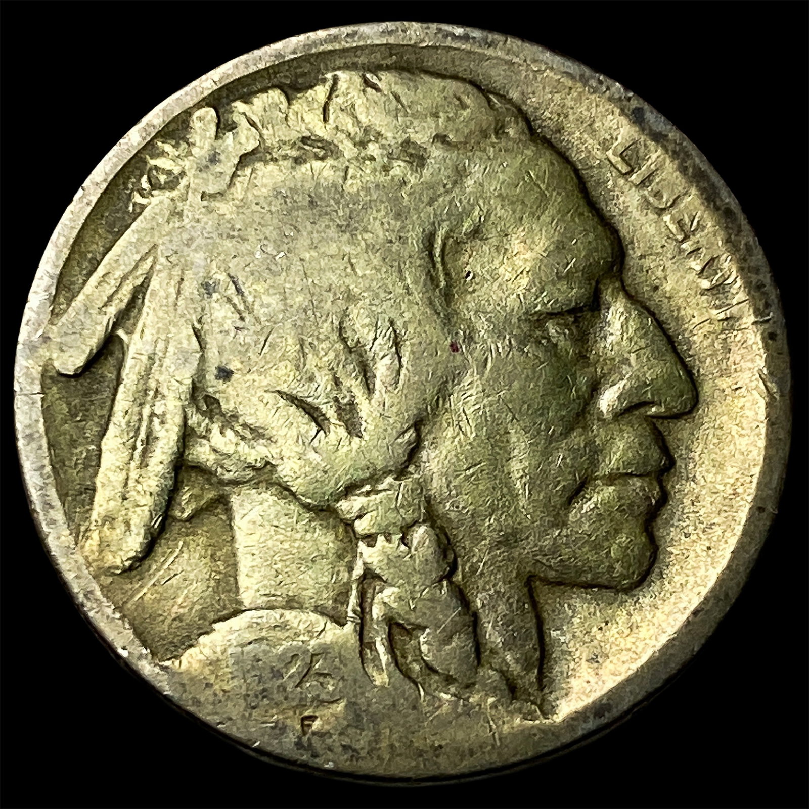 1923-S Buffalo Nickel ABOUT UNCIRCULATED: 1923-S Buffalo Nickel ABOUT UNCIRCULATED