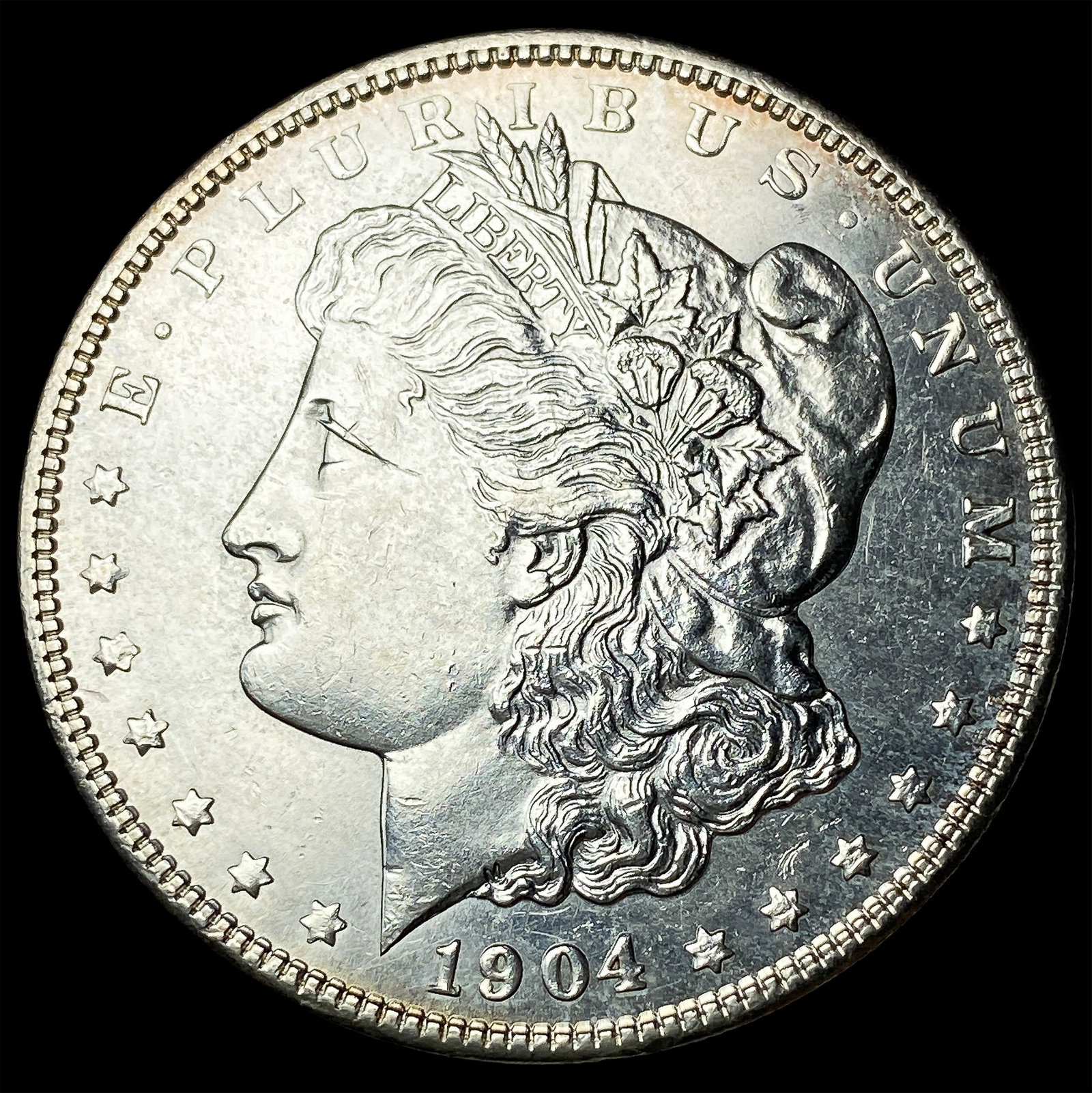 1904 Morgan Silver Dollar CHOICE BU: 1904 Morgan Silver Dollar CHOICE BU