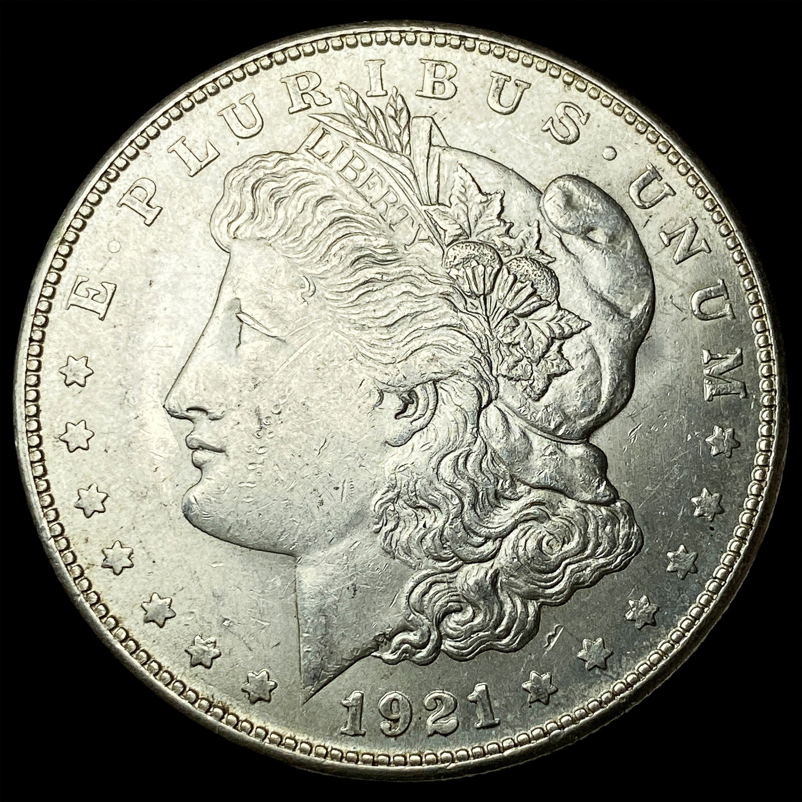 1921-S Silver Morgan Dollar CLOSELY UNCIRCULATED: 1921-S Silver Morgan Dollar CLOSELY UNCIRCULATED