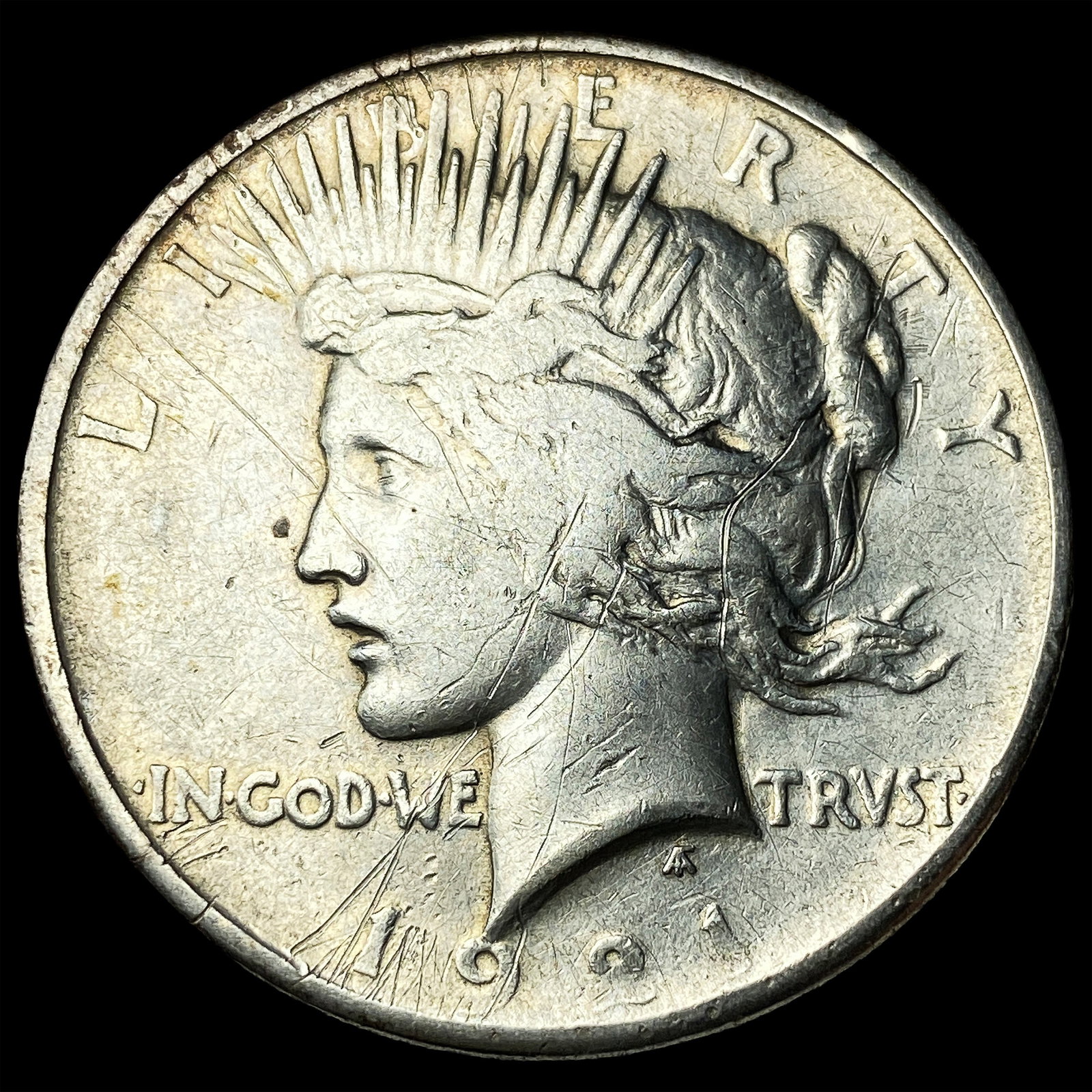 1921 Silver Peace Dollar HIGH GRADE (1 of 2)