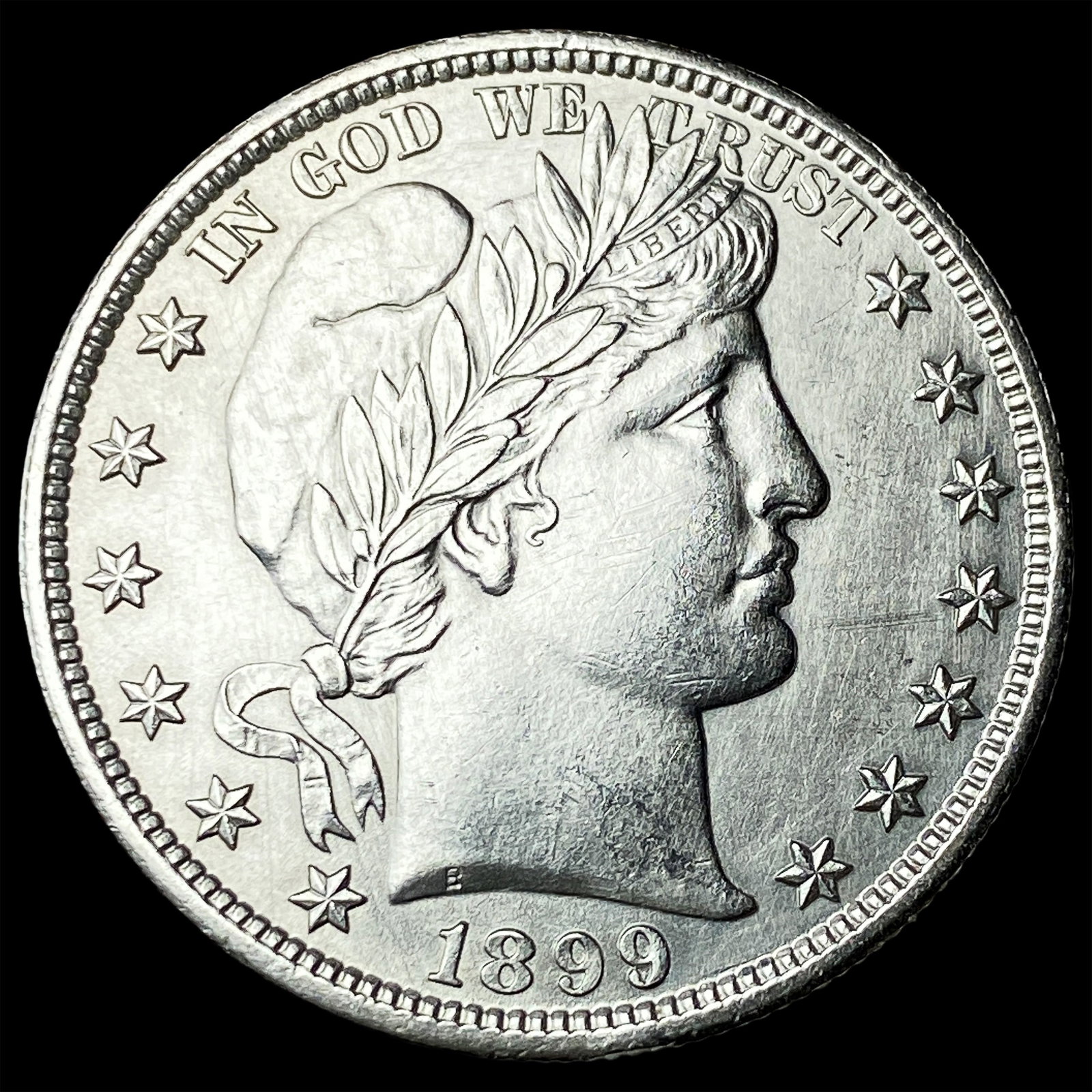 1899 Silver Barber Half Dollar CLOSELY UNCIRCULATED (1 of 2)