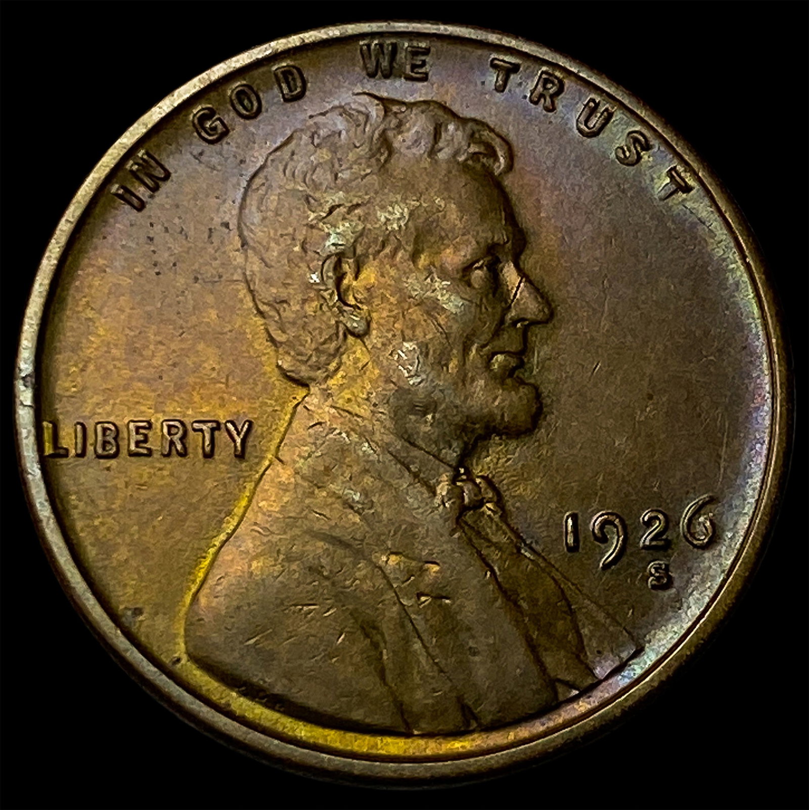 1926-S Lincoln Wheat Cent NEARLY UNCIRCULATED: 1926-S Lincoln Wheat Cent NEARLY UNCIRCULATED