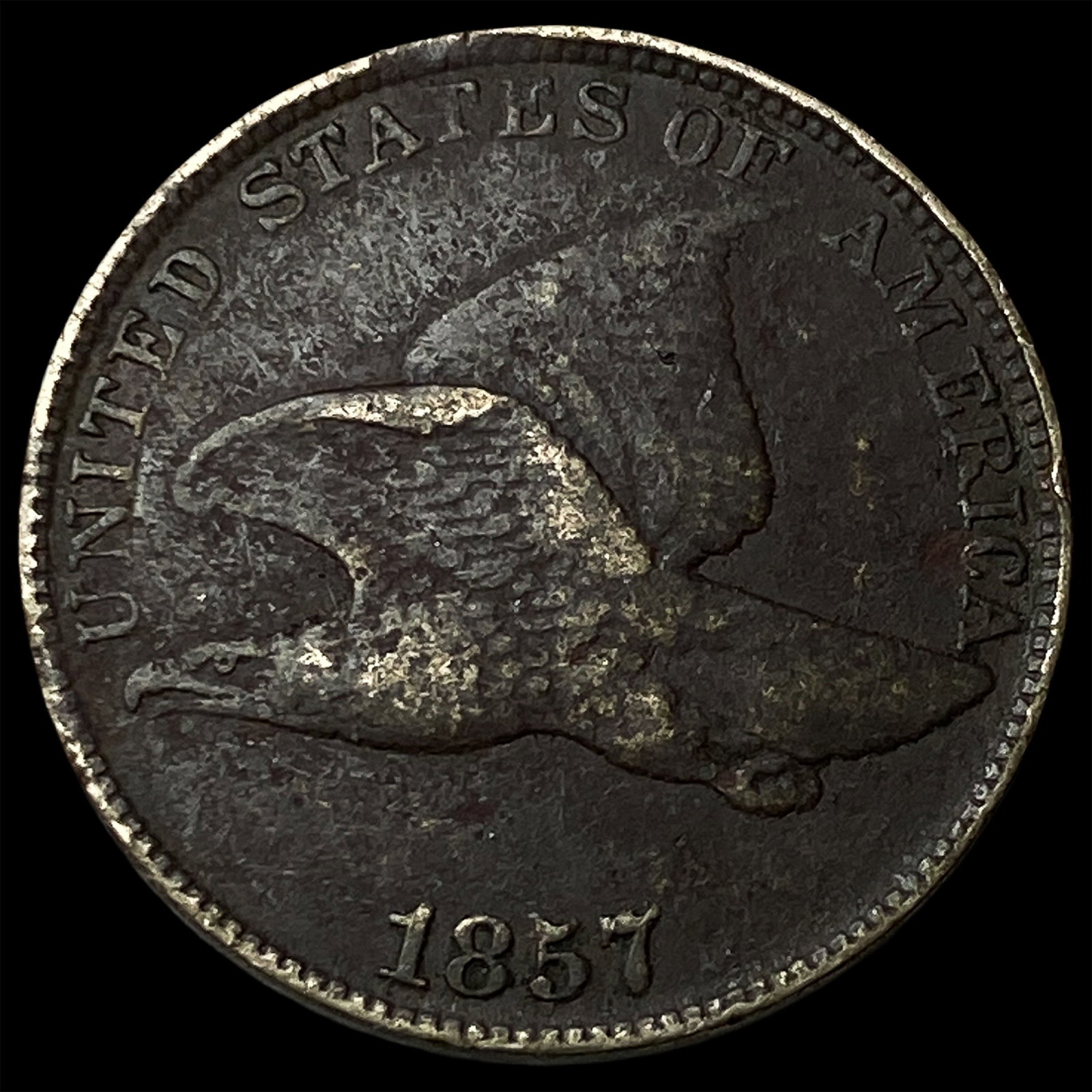 1857 Copper-Nickel Flying Eagle Cent HIGH GRADE: 1857 Copper-Nickel Flying Eagle Cent HIGH GRADE