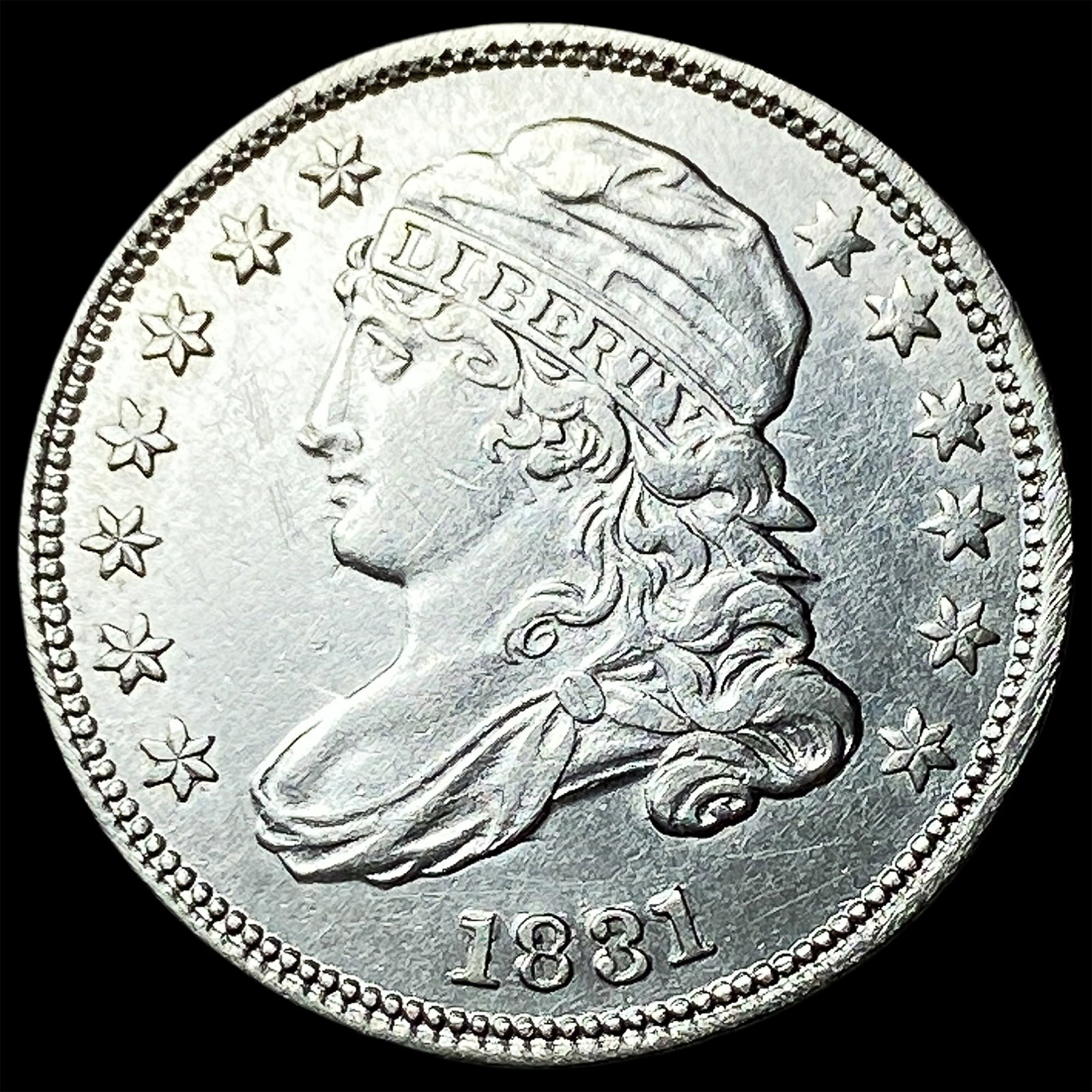 1831 Silver Capped Bust Dime CLOSELY UNCIRCULATED (1 of 2)