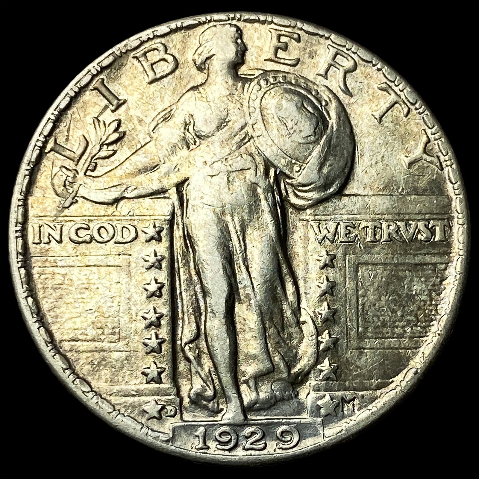 1929-D Standing Liberty Quarter CLOSELY UNCIRCULATED: 1929-D Standing Liberty Quarter CLOSELY UNCIRCULATED