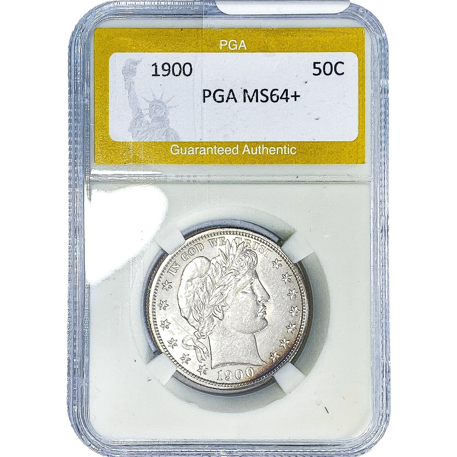 1900 Barber Half Dollar PGA MS64+: 1900 Barber Half Dollar PGA MS64+