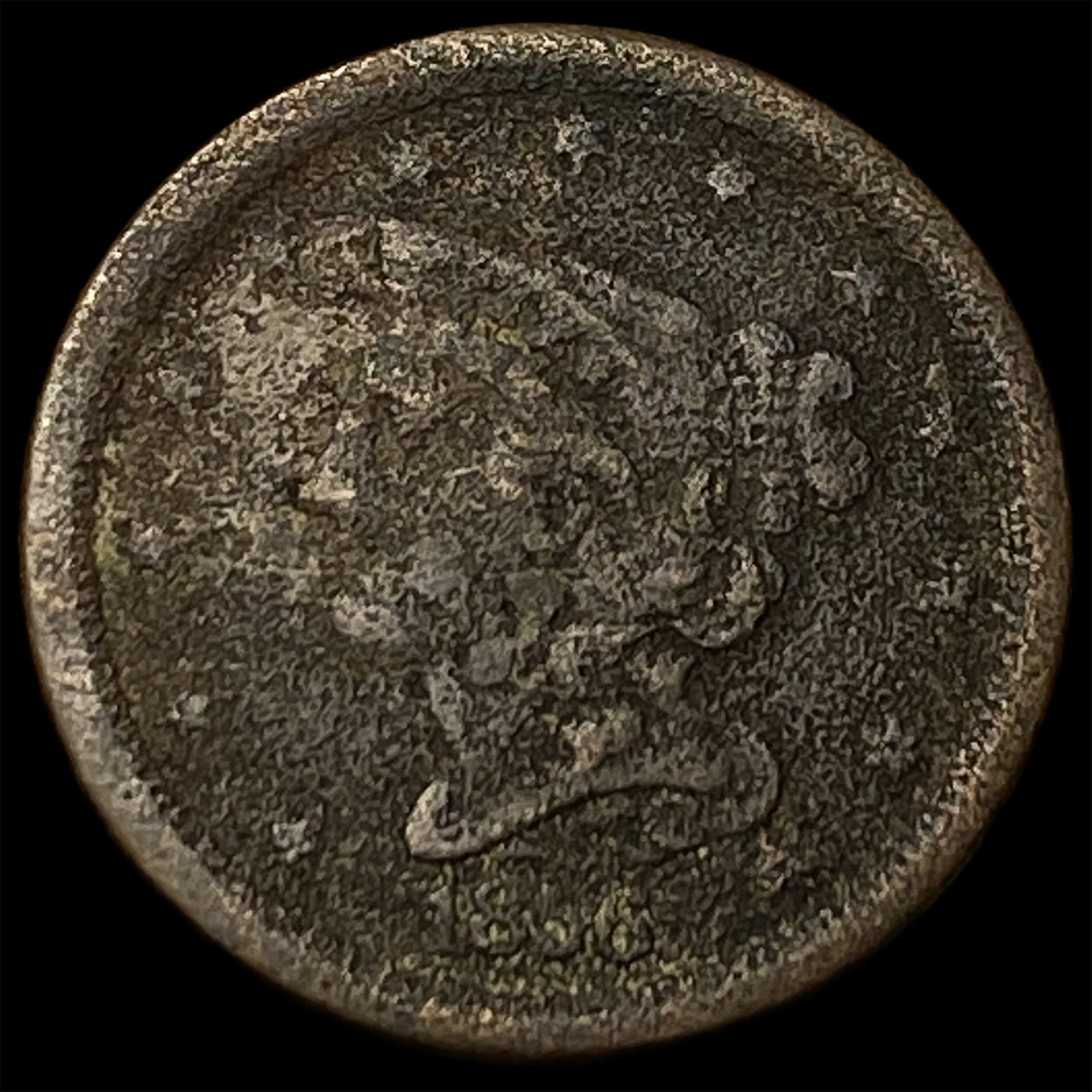 1856 Braided Hair Half Cent LIGHTLY CIRCULATED: 1856 Braided Hair Half Cent LIGHTLY CIRCULATED