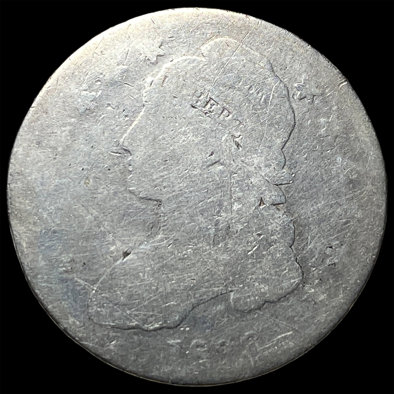 1836 Capped Bust Half Dollar NICELY CIRCULATED: 1836 Capped Bust Half Dollar NICELY CIRCULATED