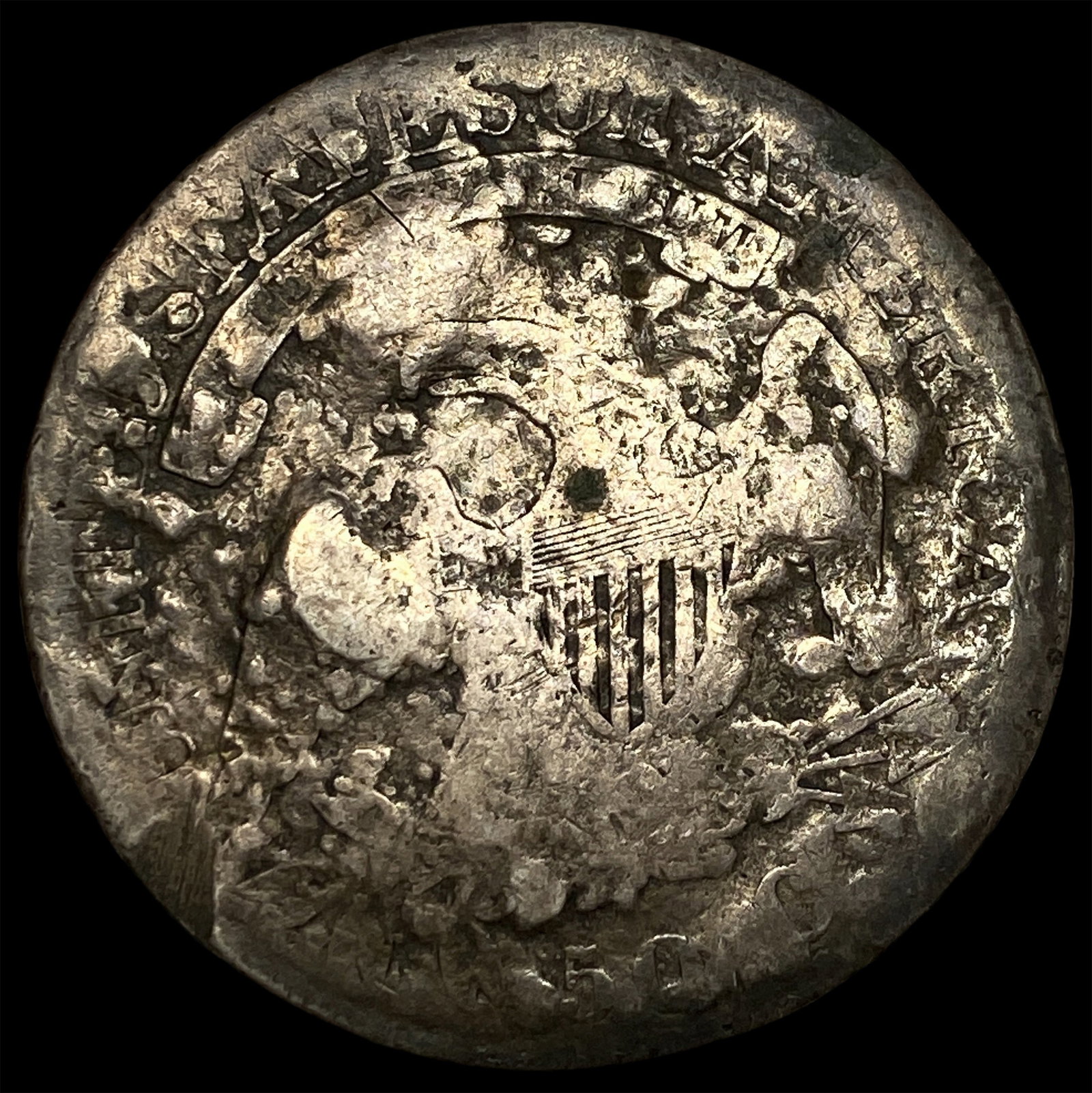 1824 Capped Bust Half Dollar NICELY CIRCULATED - 2