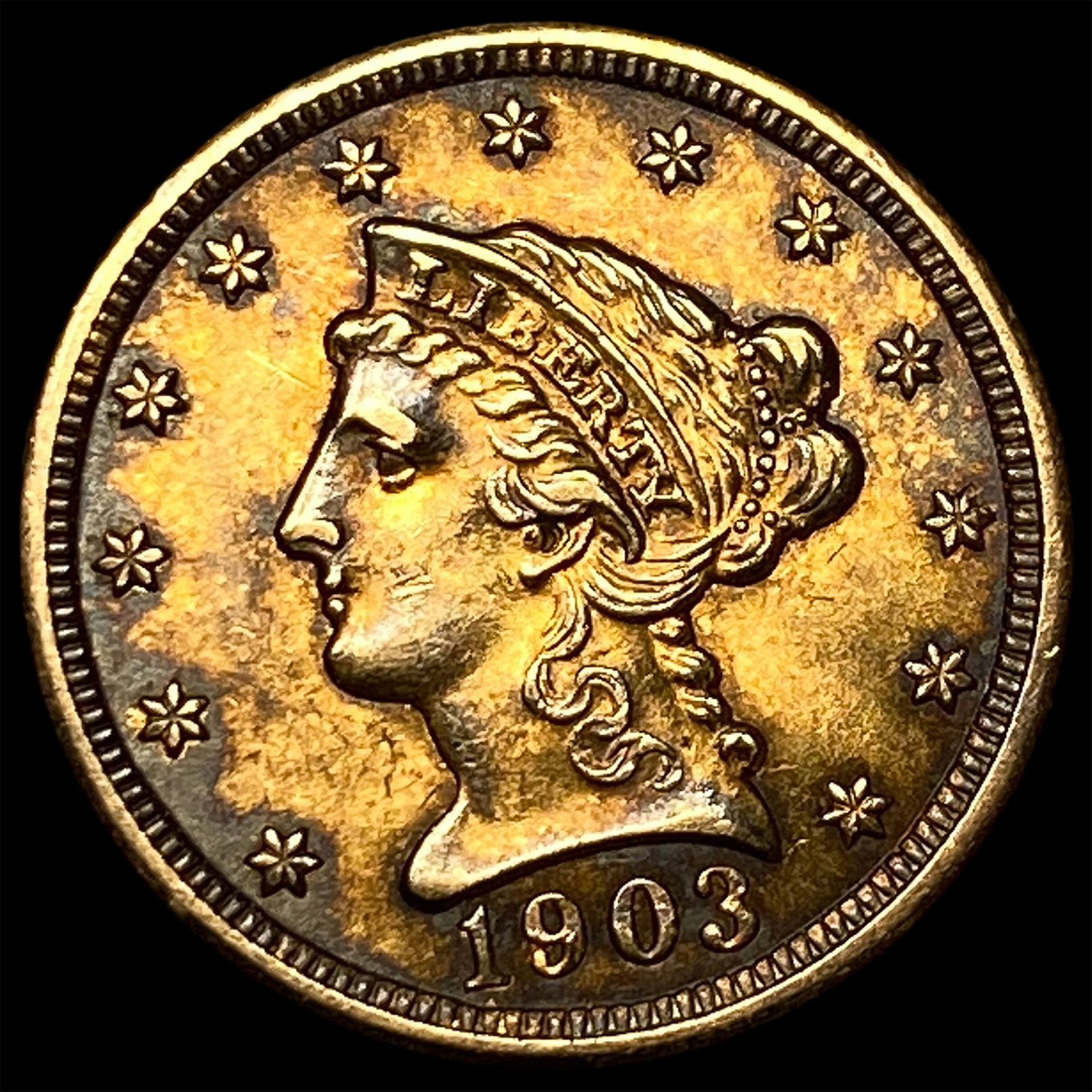 1903 Gold $2.50 Liberty Head Quarter Eagle UNCIRCULATED (1 of 2)