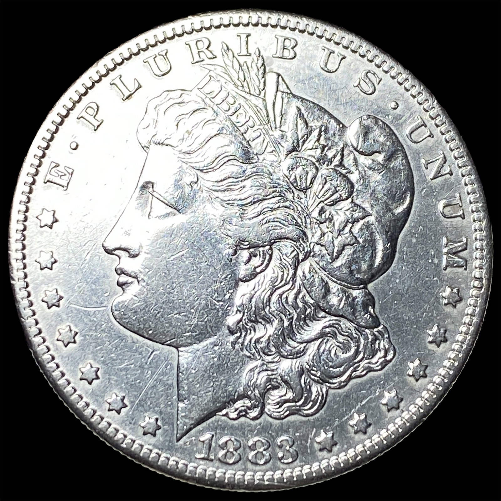 1883-S Silver Morgan Dollar CLOSELY UNCIRCULATED: 1883-S Silver Morgan Dollar CLOSELY UNCIRCULATED