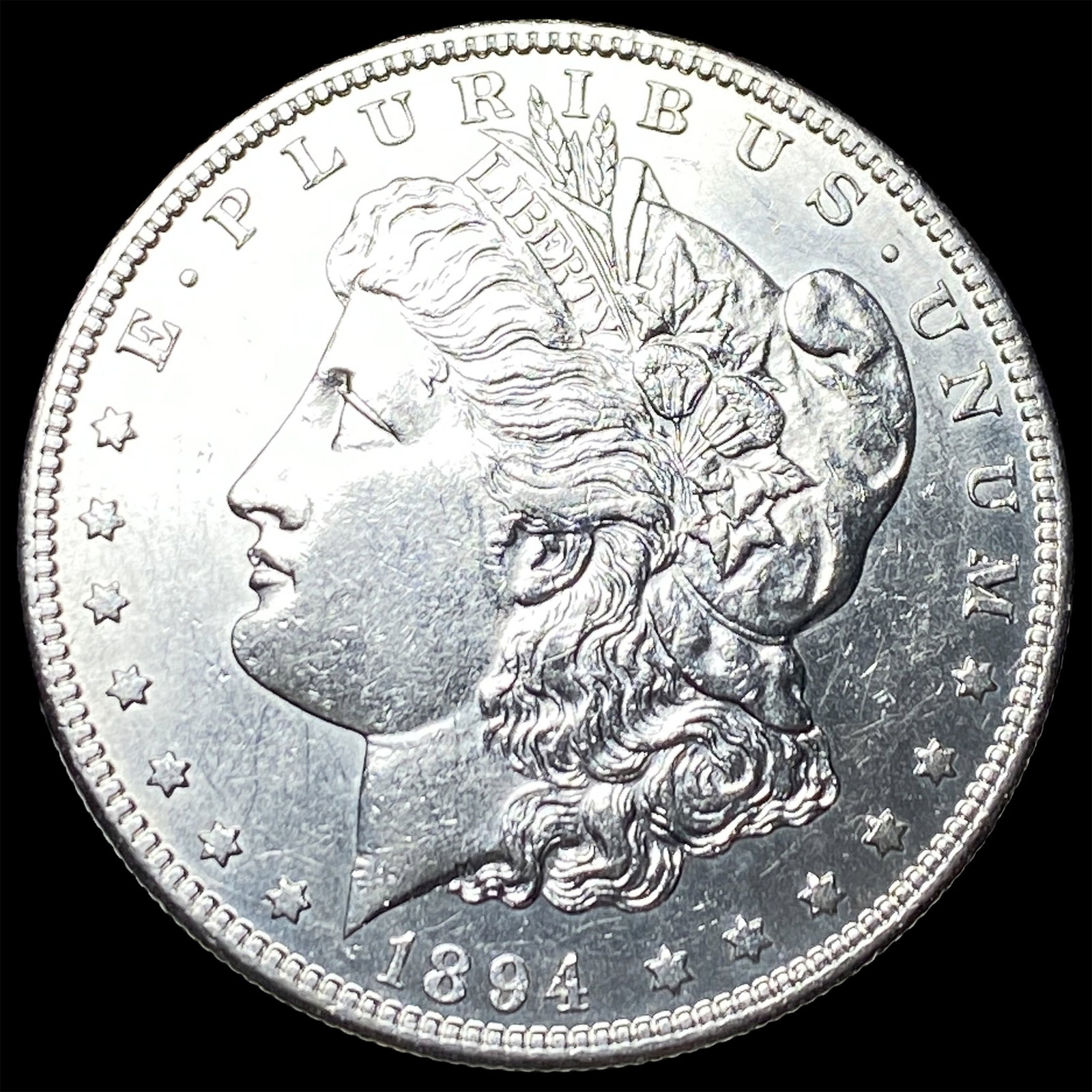 1894-S Silver Morgan Dollar CHOICE AU: 1894-S Silver Morgan Dollar CHOICE AU