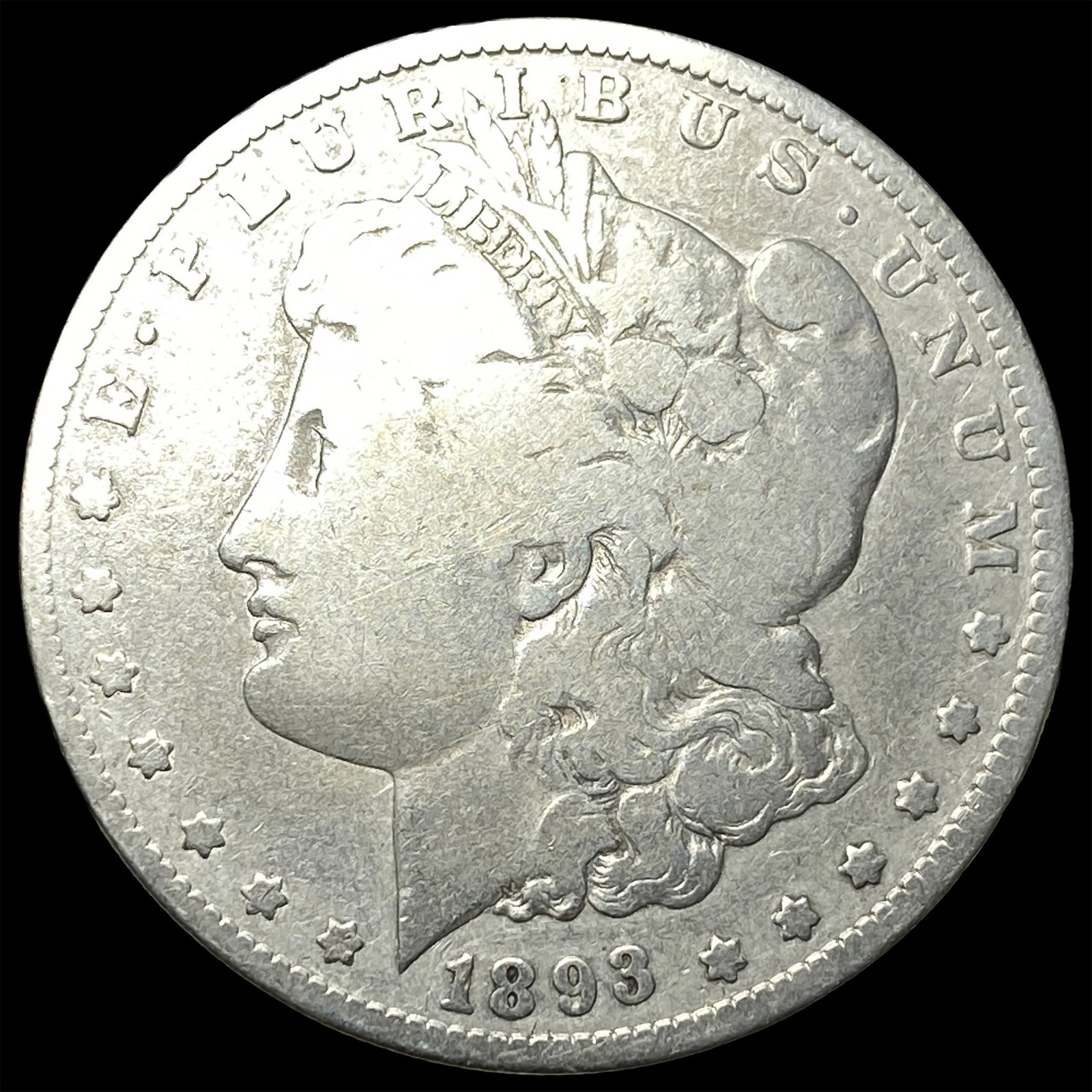 1893-O Silver Morgan Dollar NICELY CIRCULATED: 1893-O Silver Morgan Dollar NICELY CIRCULATED