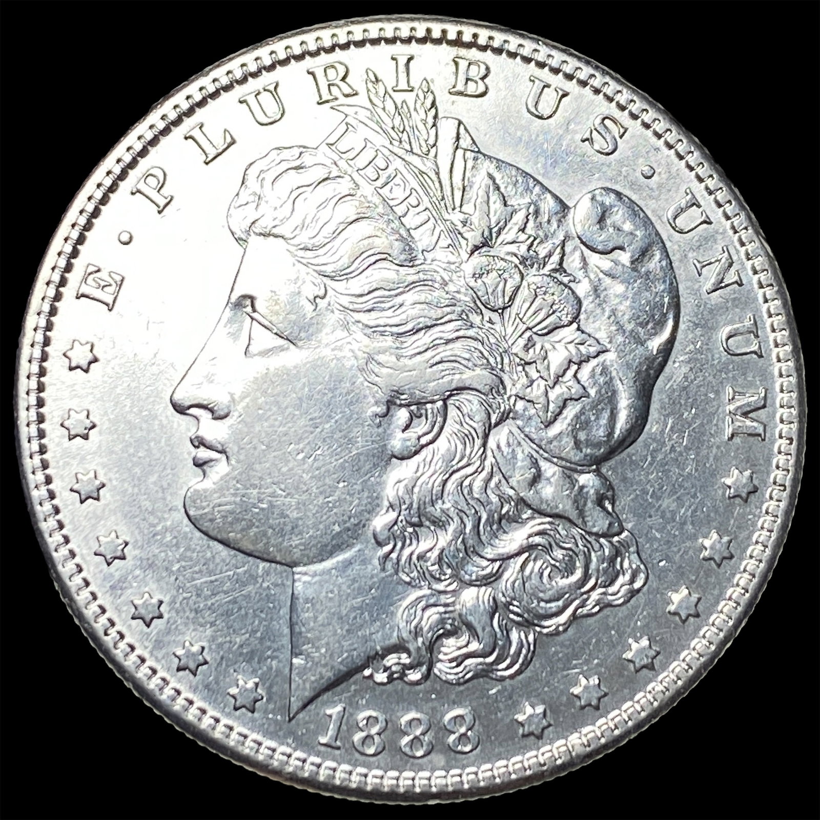 1888-S Silver Morgan Dollar CLOSELY UNCIRCULATED: 1888-S Silver Morgan Dollar CLOSELY UNCIRCULATED