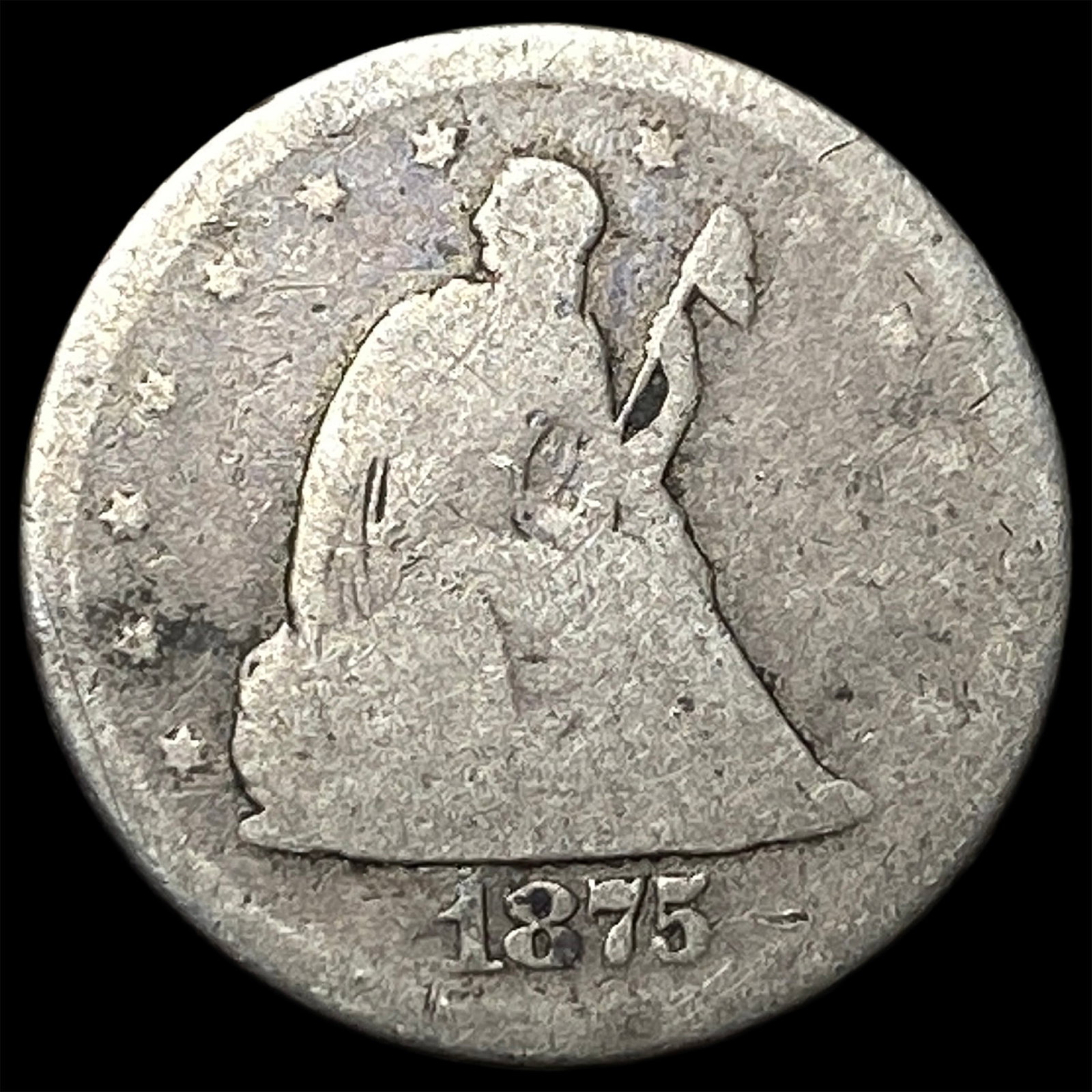 1875-S Silver Twenty Cent NICELY CIRCULATED (1 of 2)