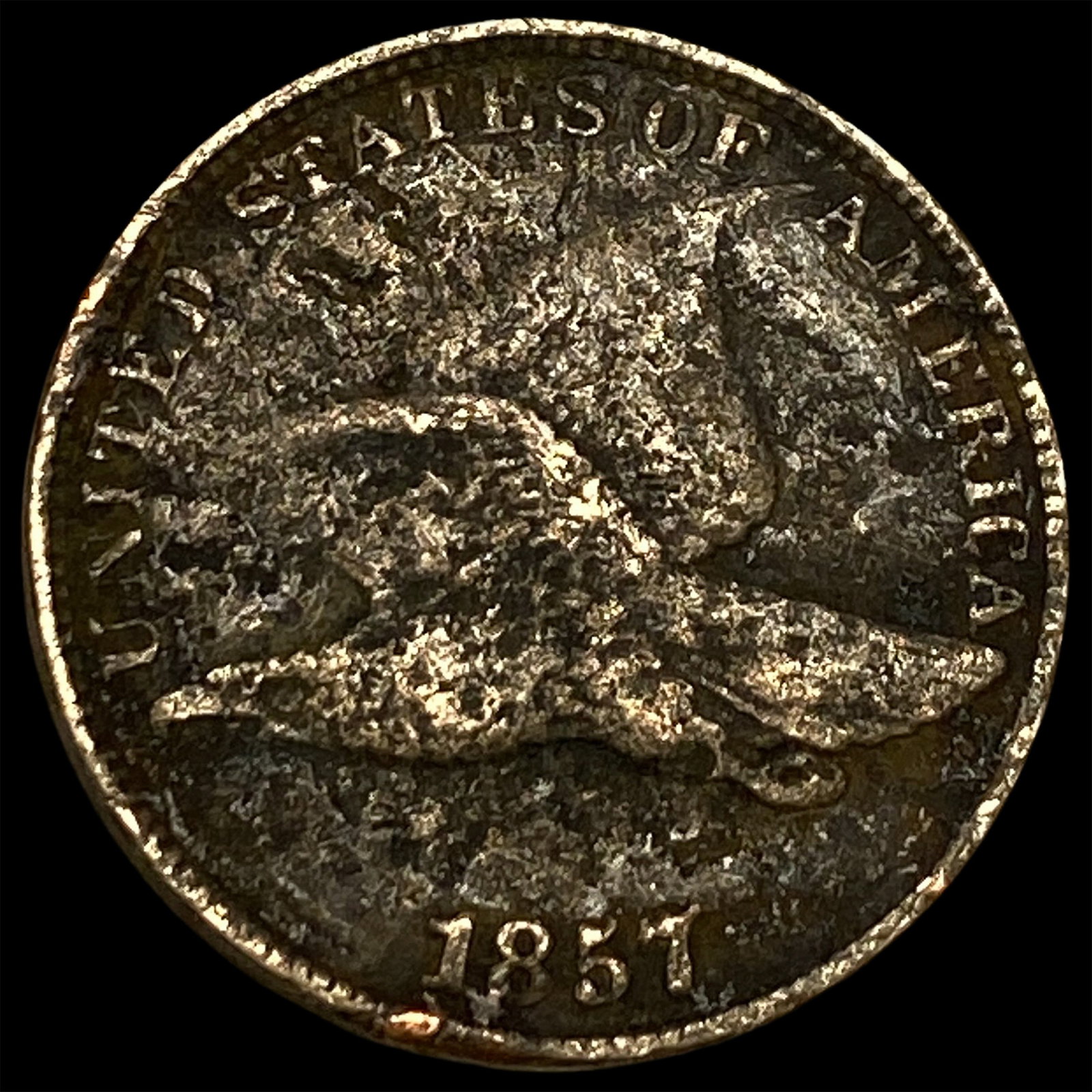 1857 Flying Eagle Cent HIGH GRADE: 1857 Flying Eagle Cent HIGH GRADE