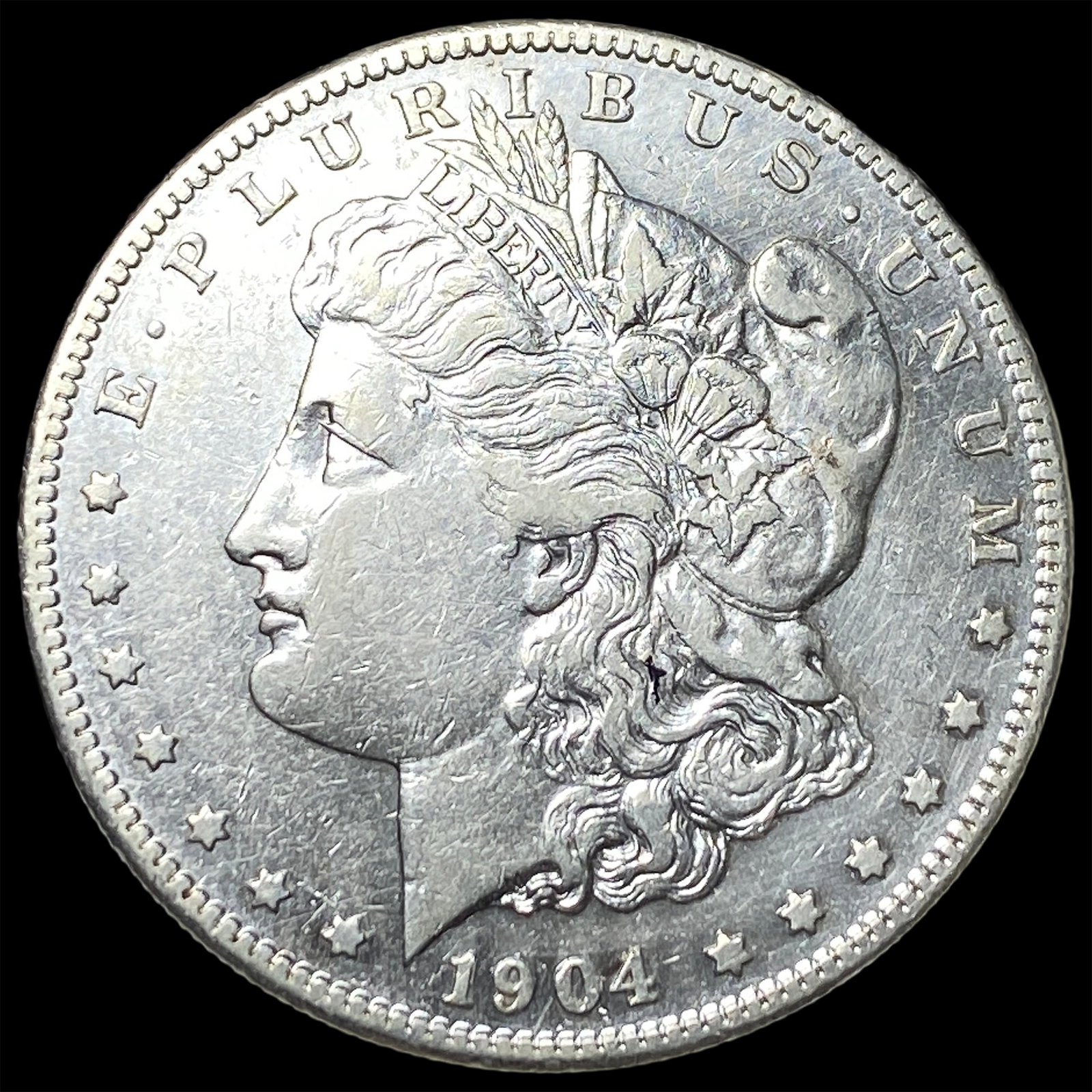 1904-S Silver Morgan Dollar CLOSELY UNCIRCULATED: 1904-S Silver Morgan Dollar CLOSELY UNCIRCULATED