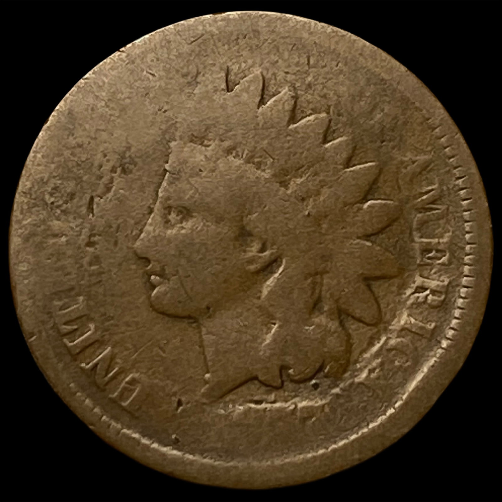 Indian Head Cent NICELY CIRCULATED (1 of 2)