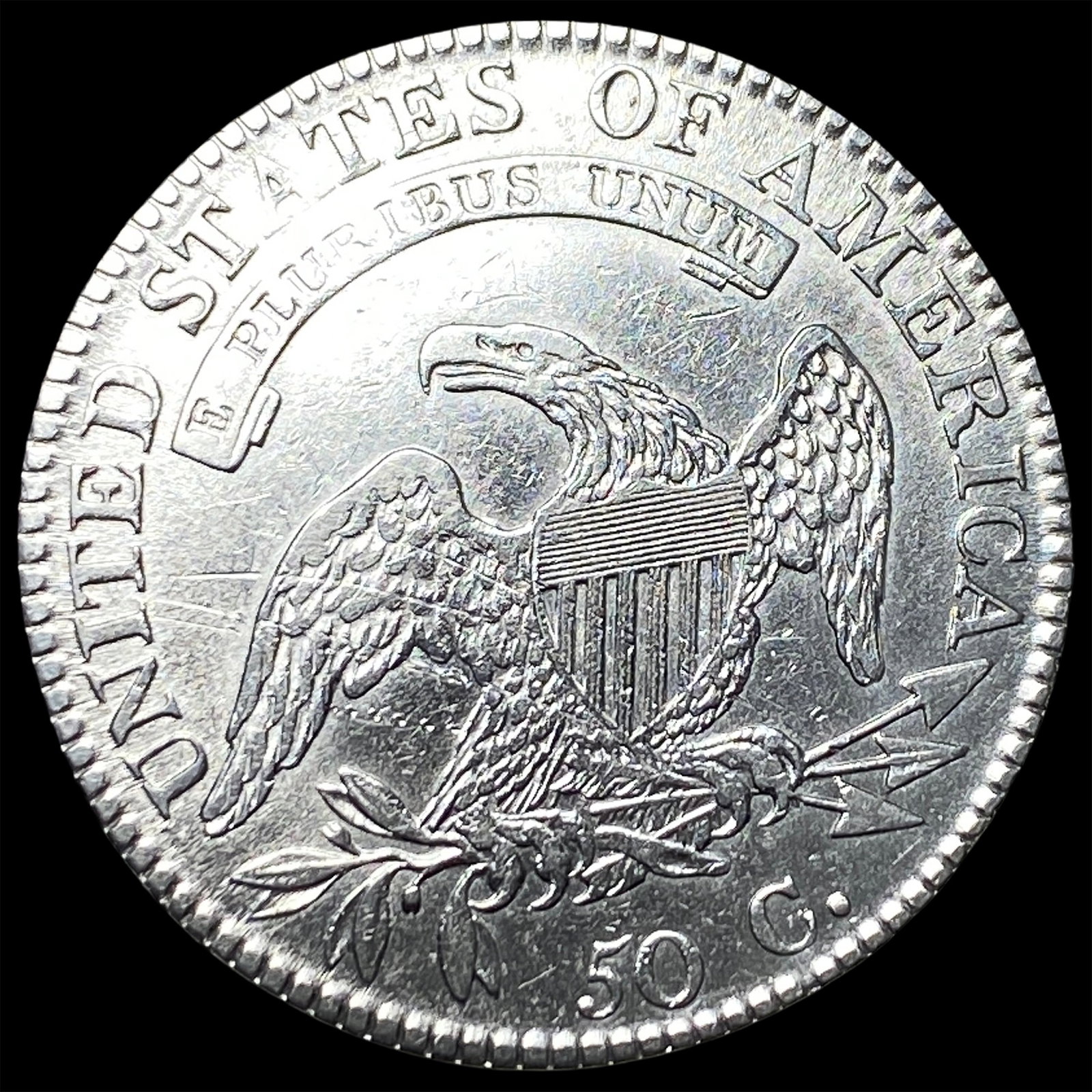1818 Capped Bust Half Dollar CLOSELY UNCIRCULATED - 2