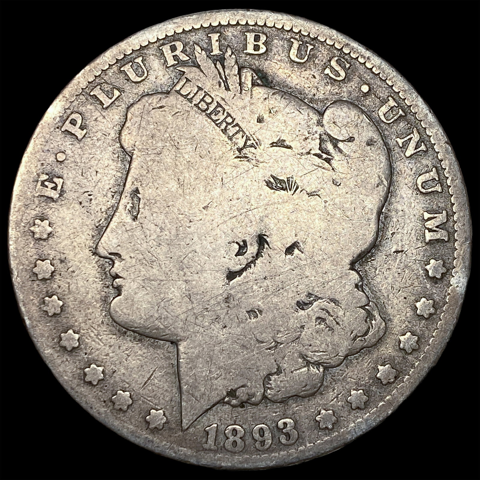1893-O Silver Morgan Dollar NICELY CIRCULATED: 1893-O Silver Morgan Dollar NICELY CIRCULATED