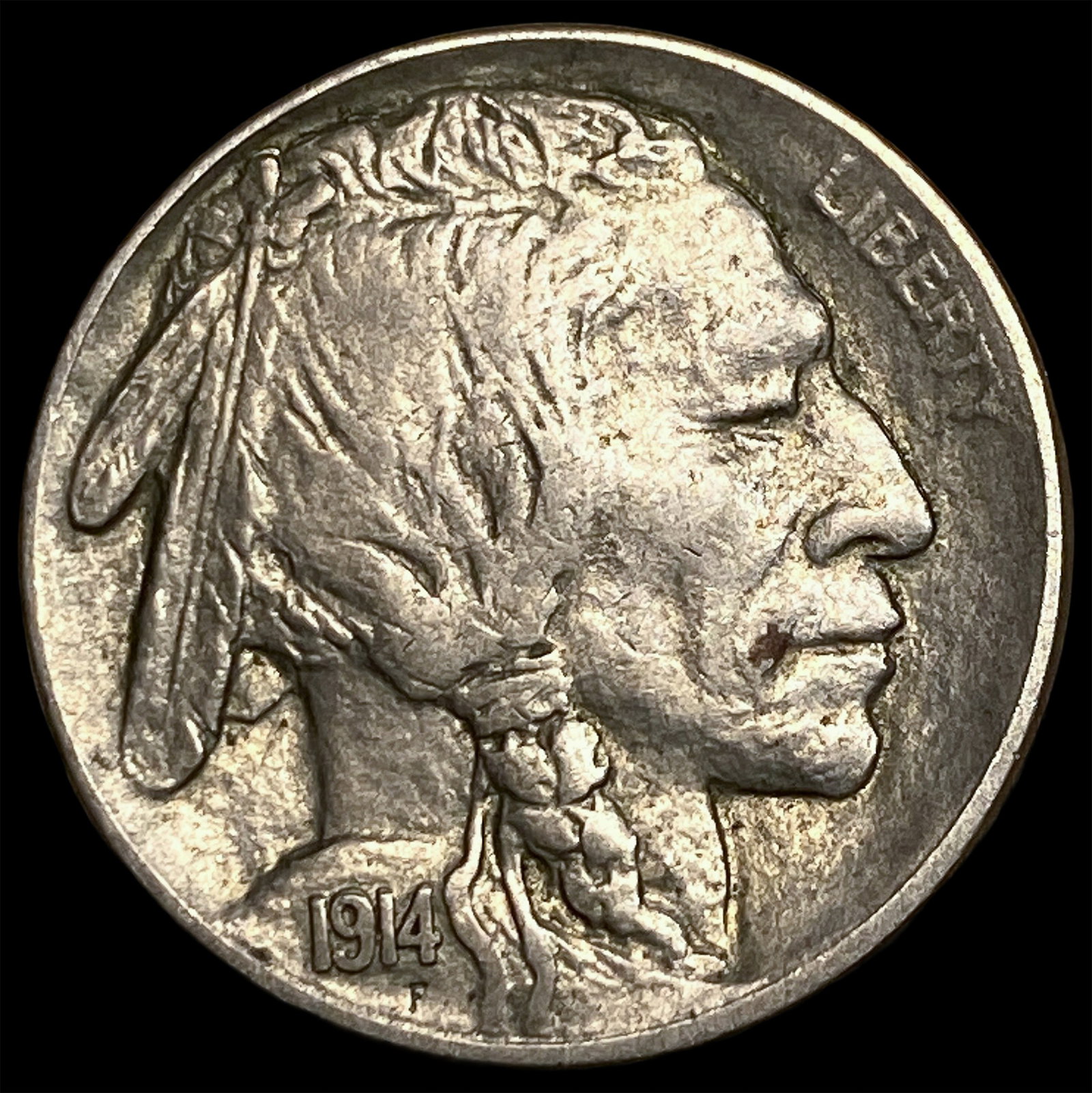 1914-S Buffalo Nickel CLOSELY UNCIRCULATED (1 of 2)