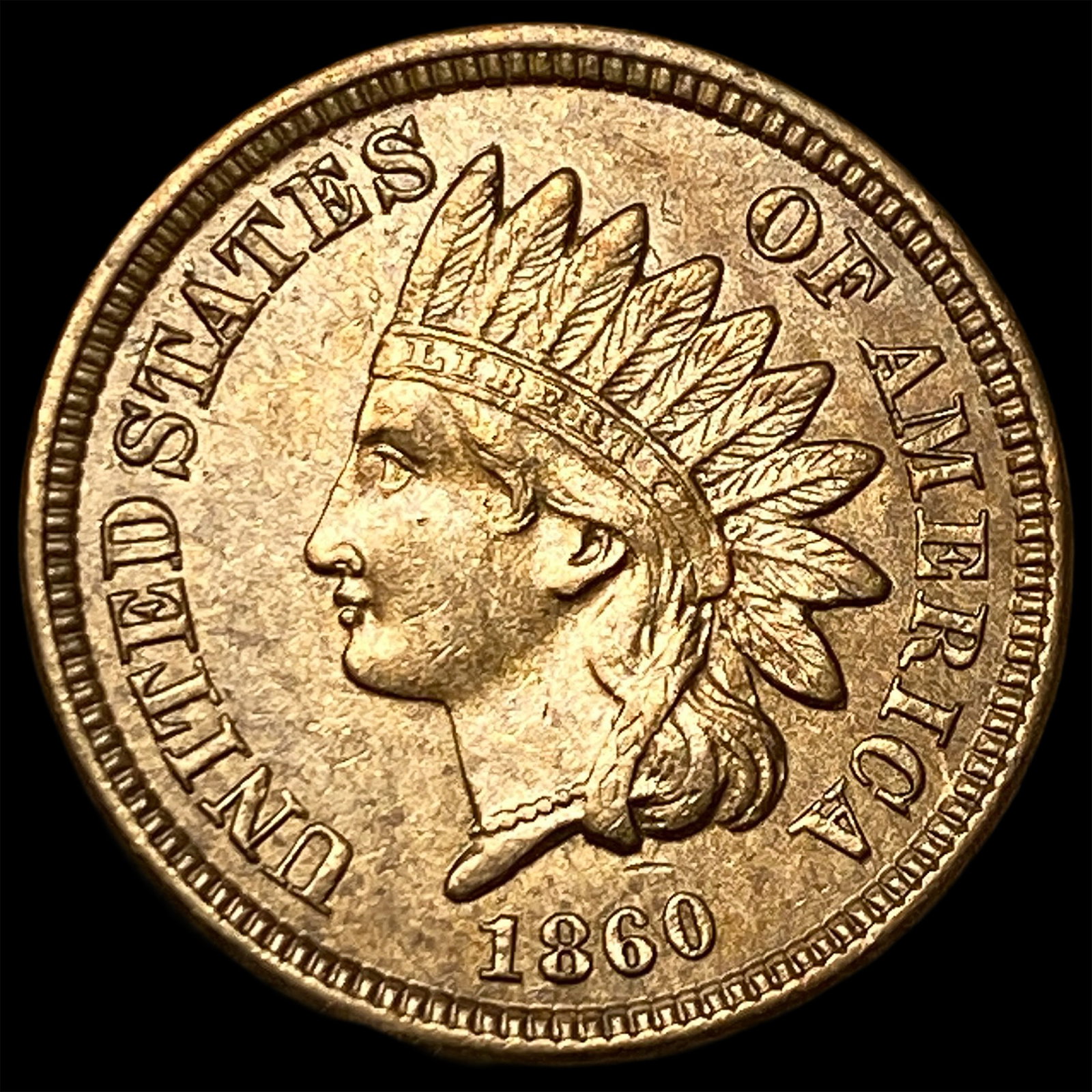 1860 Indian Head Cent UNCIRCULATED: 1860 Indian Head Cent UNCIRCULATED