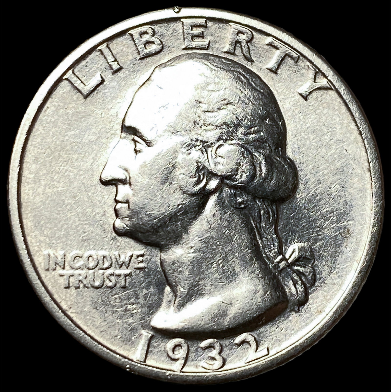 1932-S Silver Washington Quarter CLOSELY UNCIRCULATED: 1932-S Silver Washington Quarter CLOSELY UNCIRCULATED