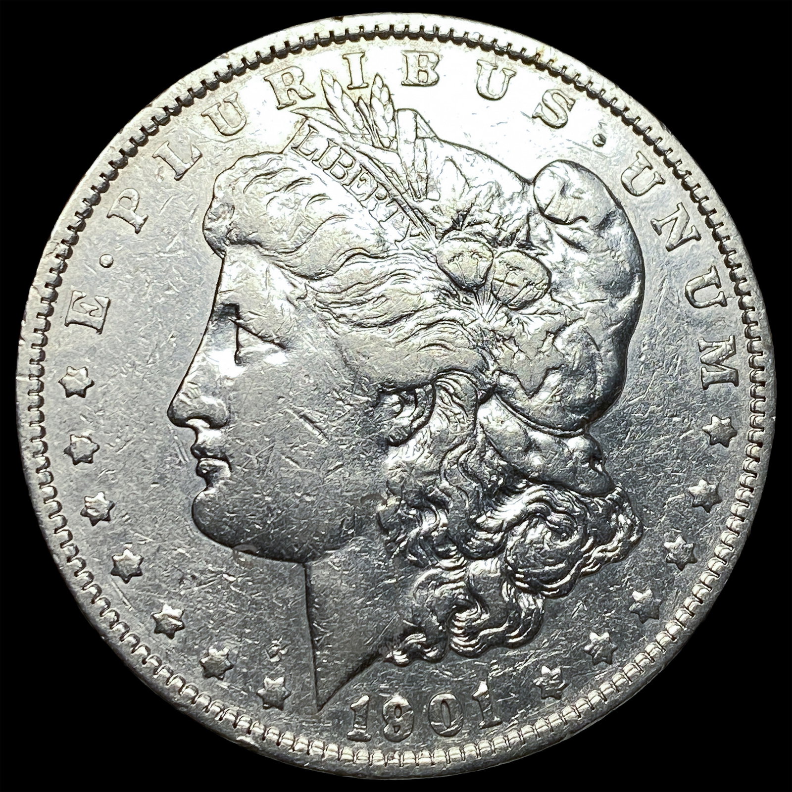 1901 Silver Morgan Dollar LIGHTLY CIRCULATED: 1901 Silver Morgan Dollar LIGHTLY CIRCULATED